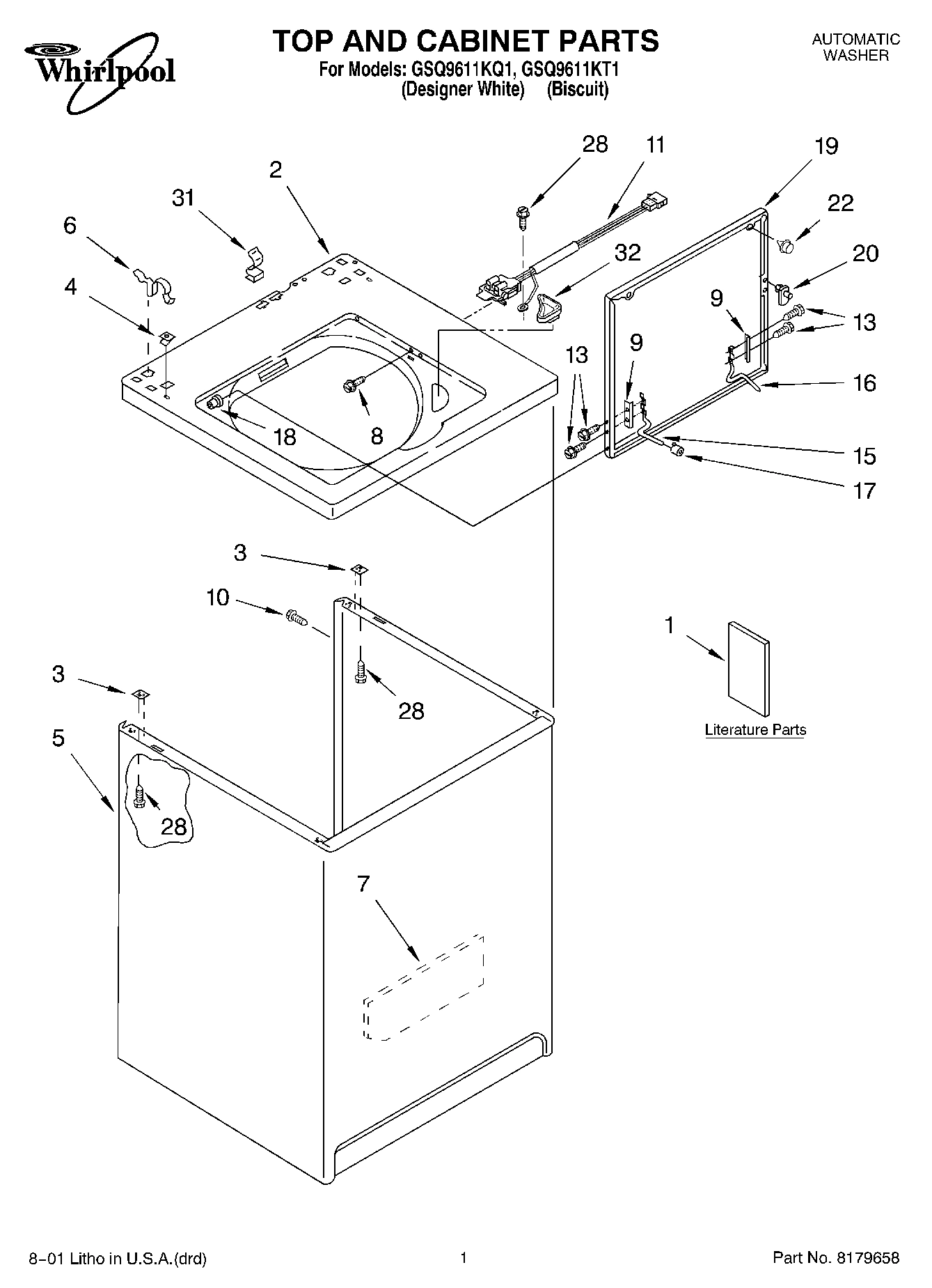 01 - TOP AND CABINET, LITERATURE