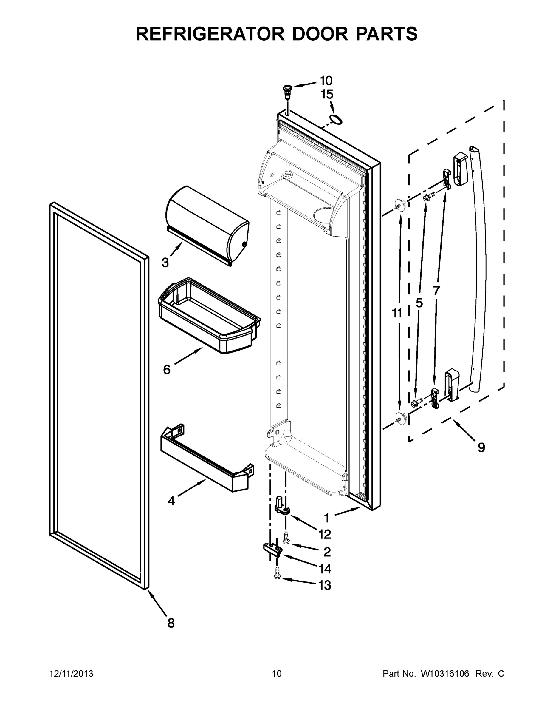 06 - REFRIGERATOR DOOR PARTS