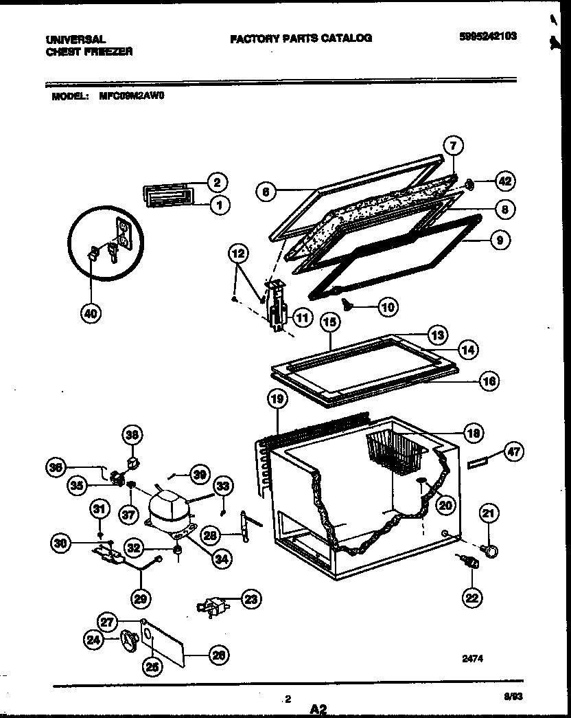 02 - CHEST FREEZER PARTS