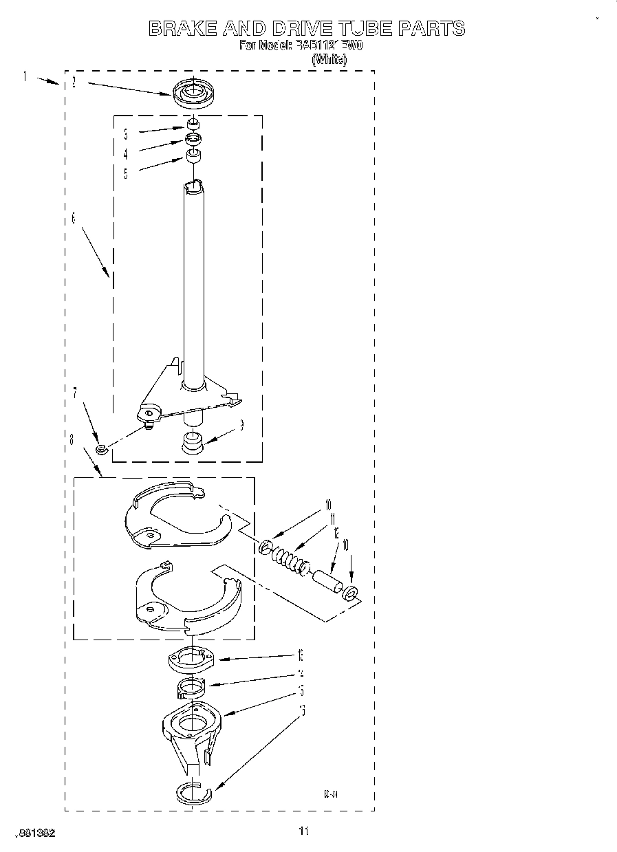 07 - BRAKE AND DRIVE TUBE