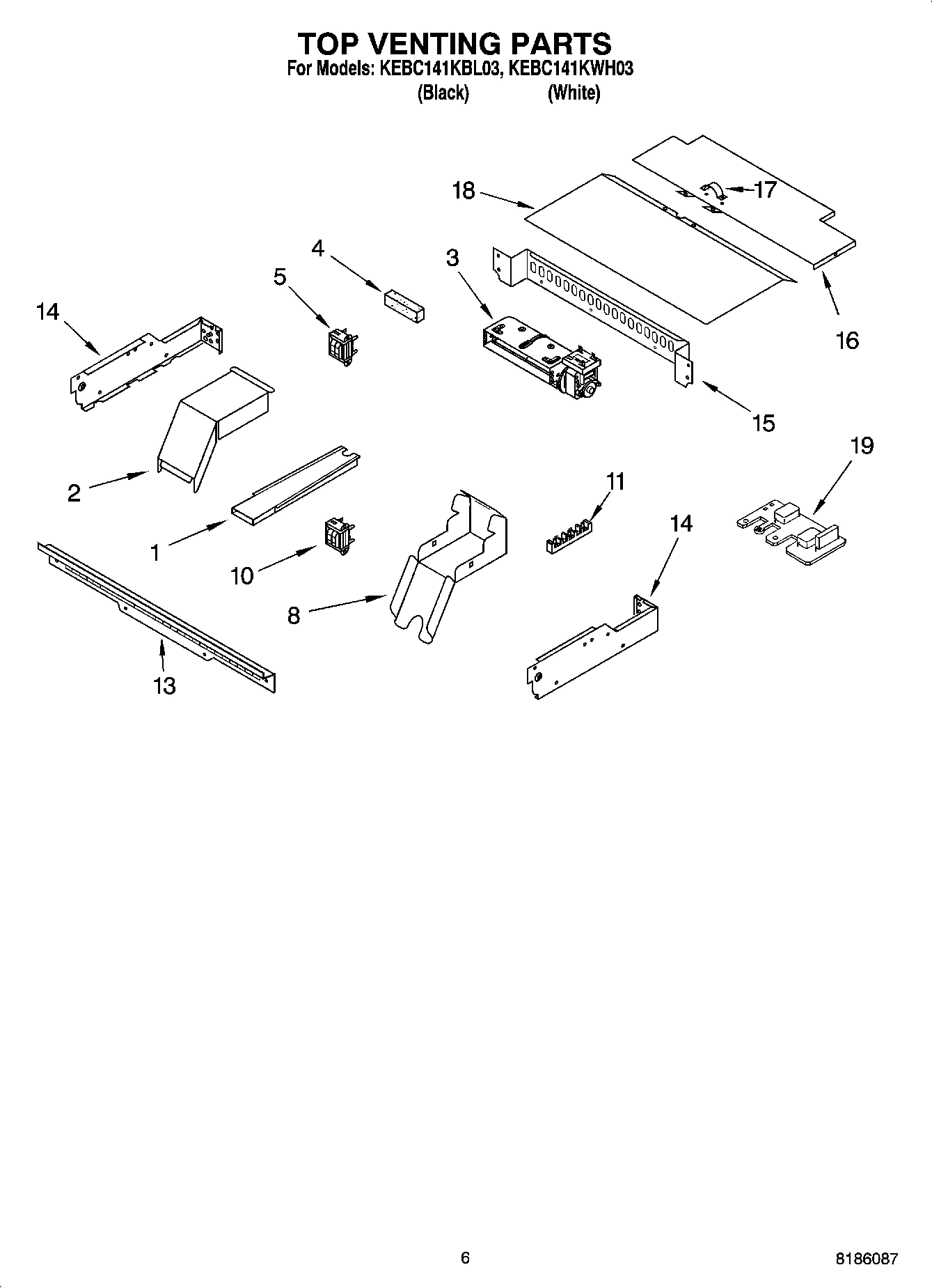 05 - TOP VENTING PARTS, OPTIONAL PARTS