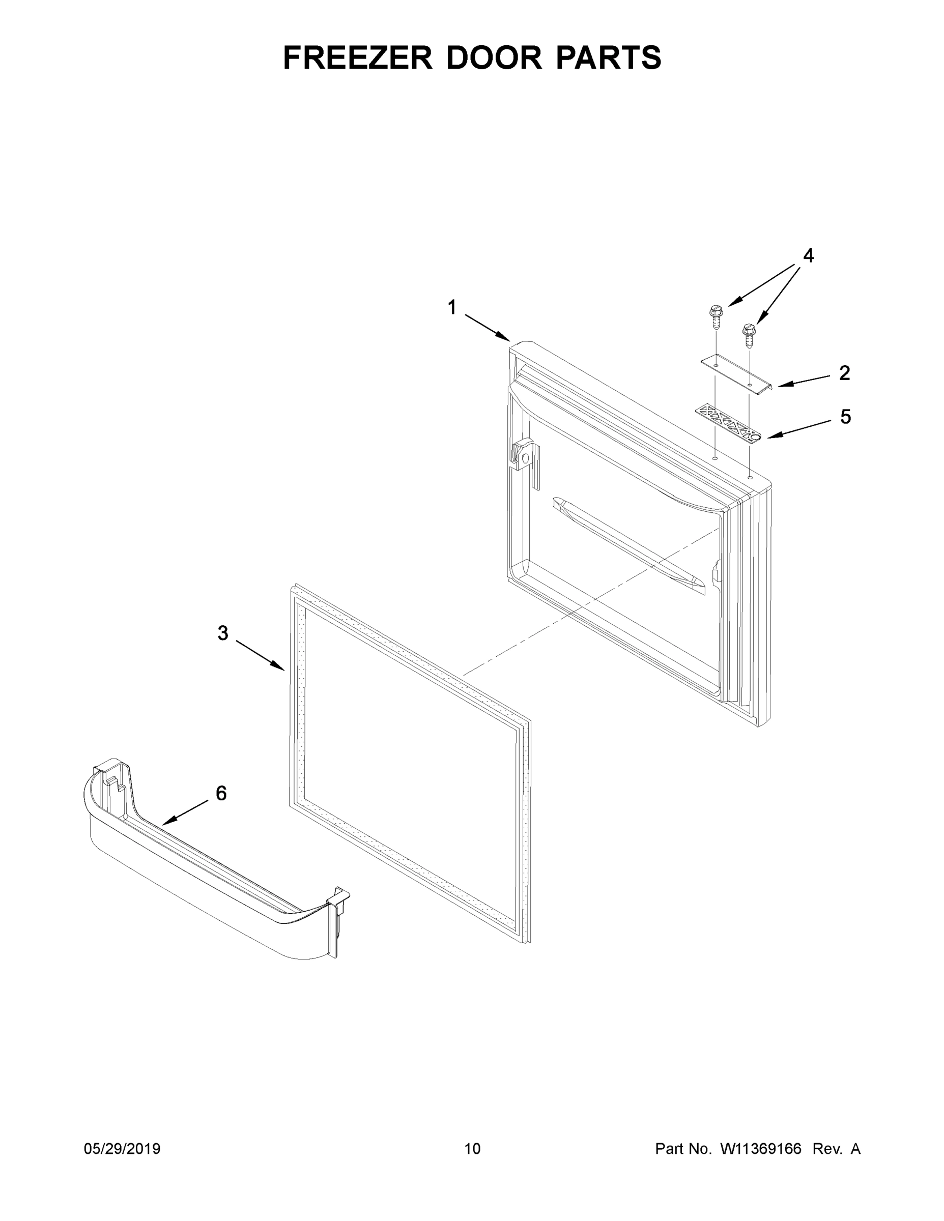 06 - FREEZER DOOR PARTS