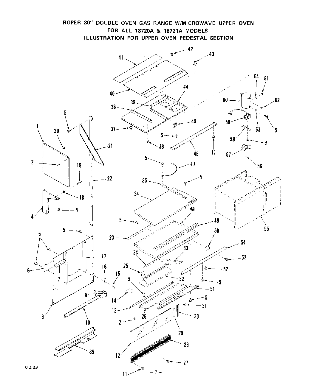 06 - UPPER OVEN PEDESTAL