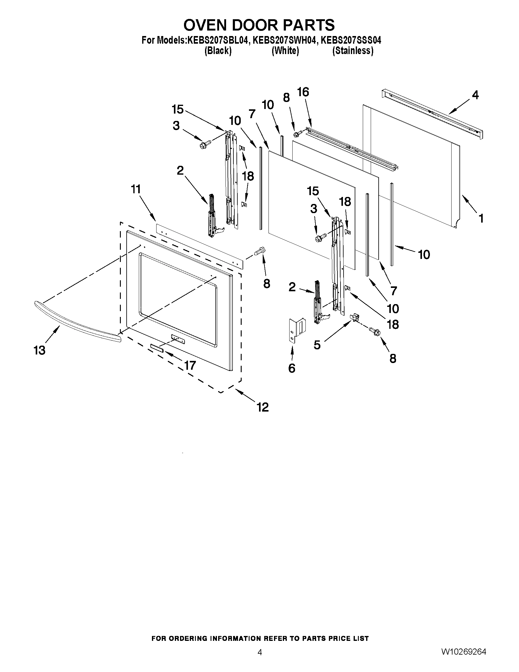 03 - OVEN DOOR PARTS