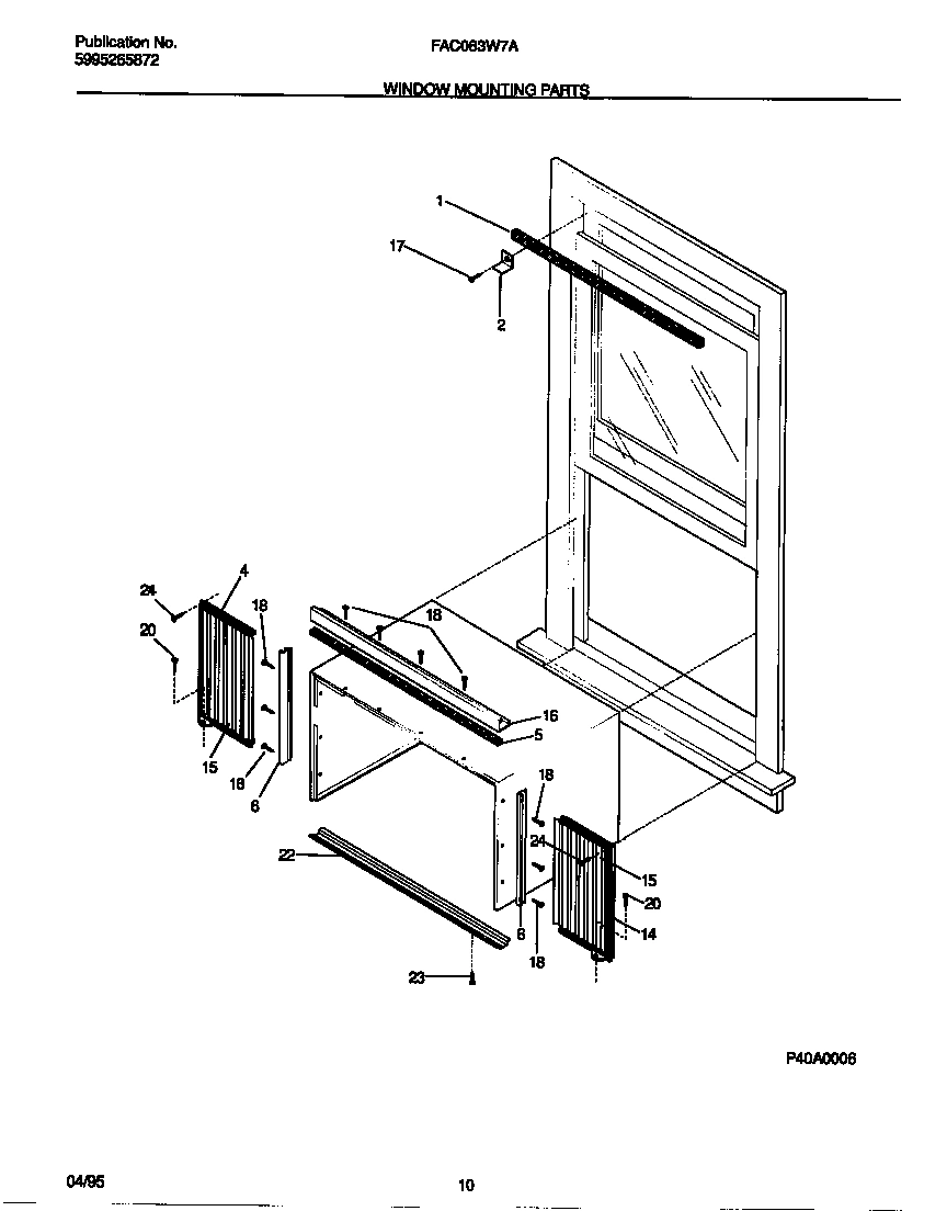 06 - WINDOW MOUNTING PARTS