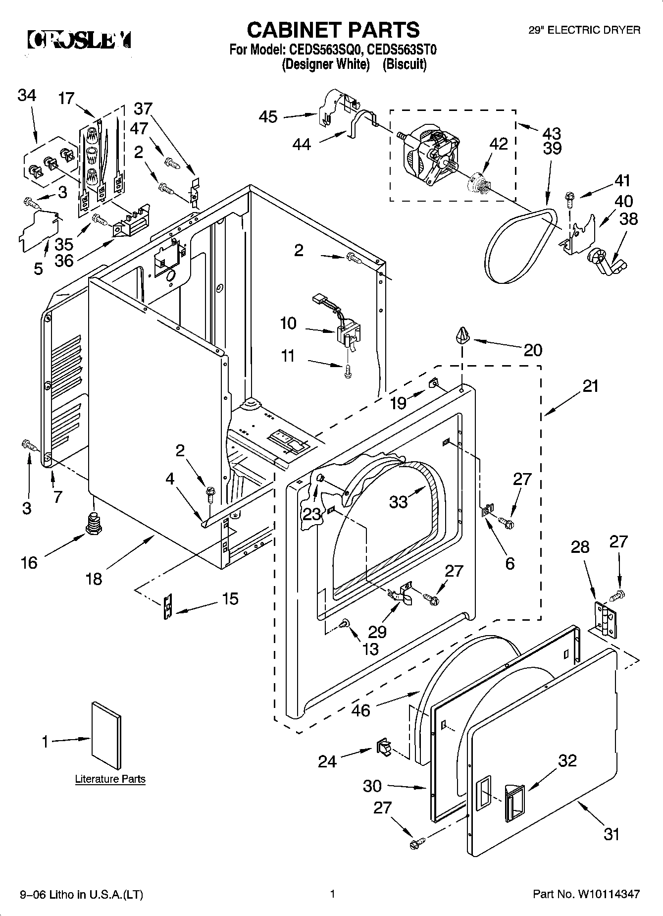 01 - CABINET PARTS