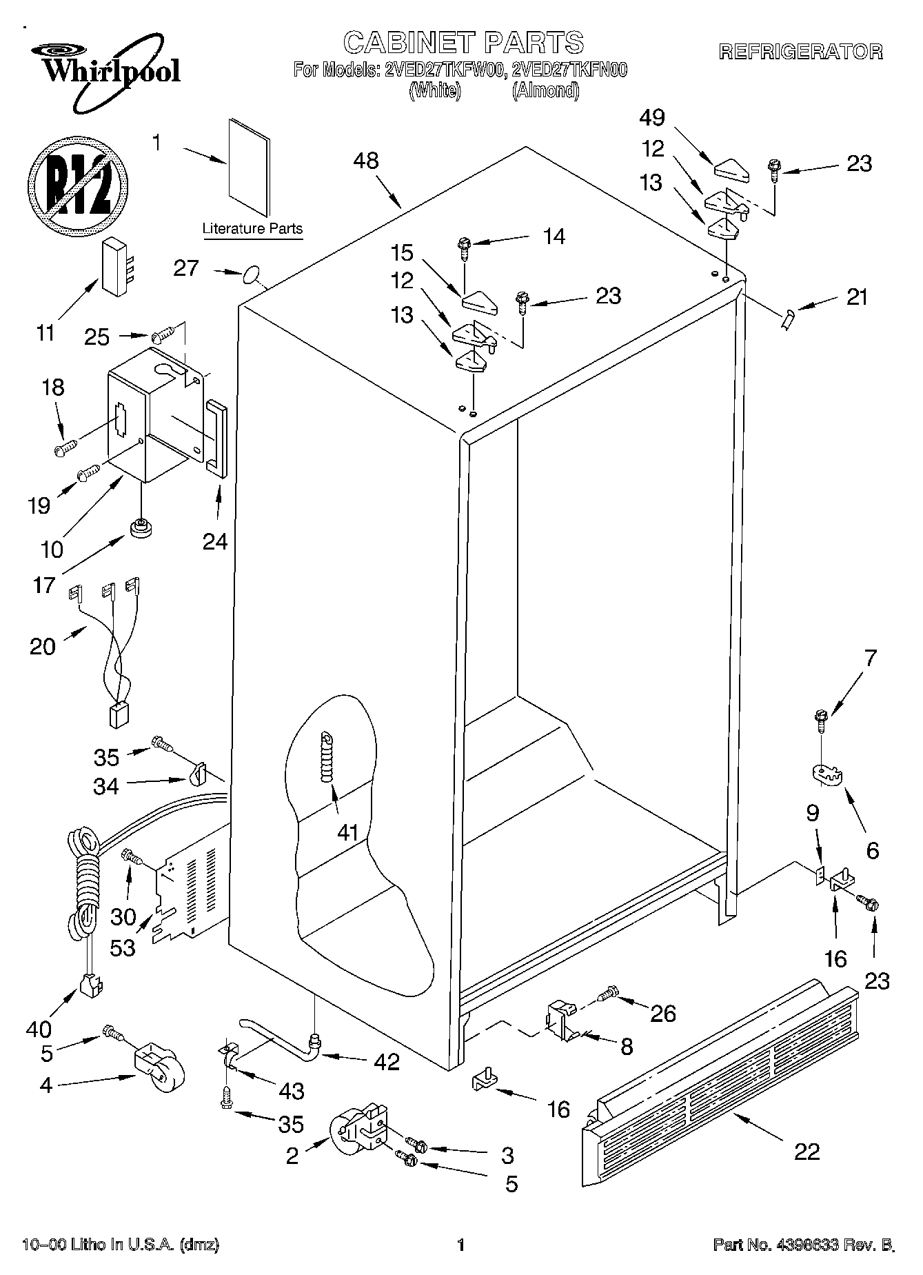 01 - CABINET, LITERATURE