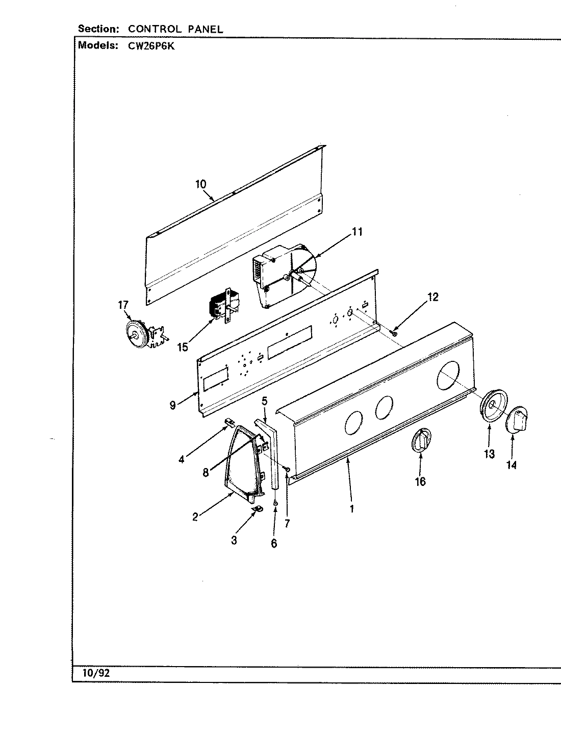 04 - CONTROL PANEL (REV. E-J)