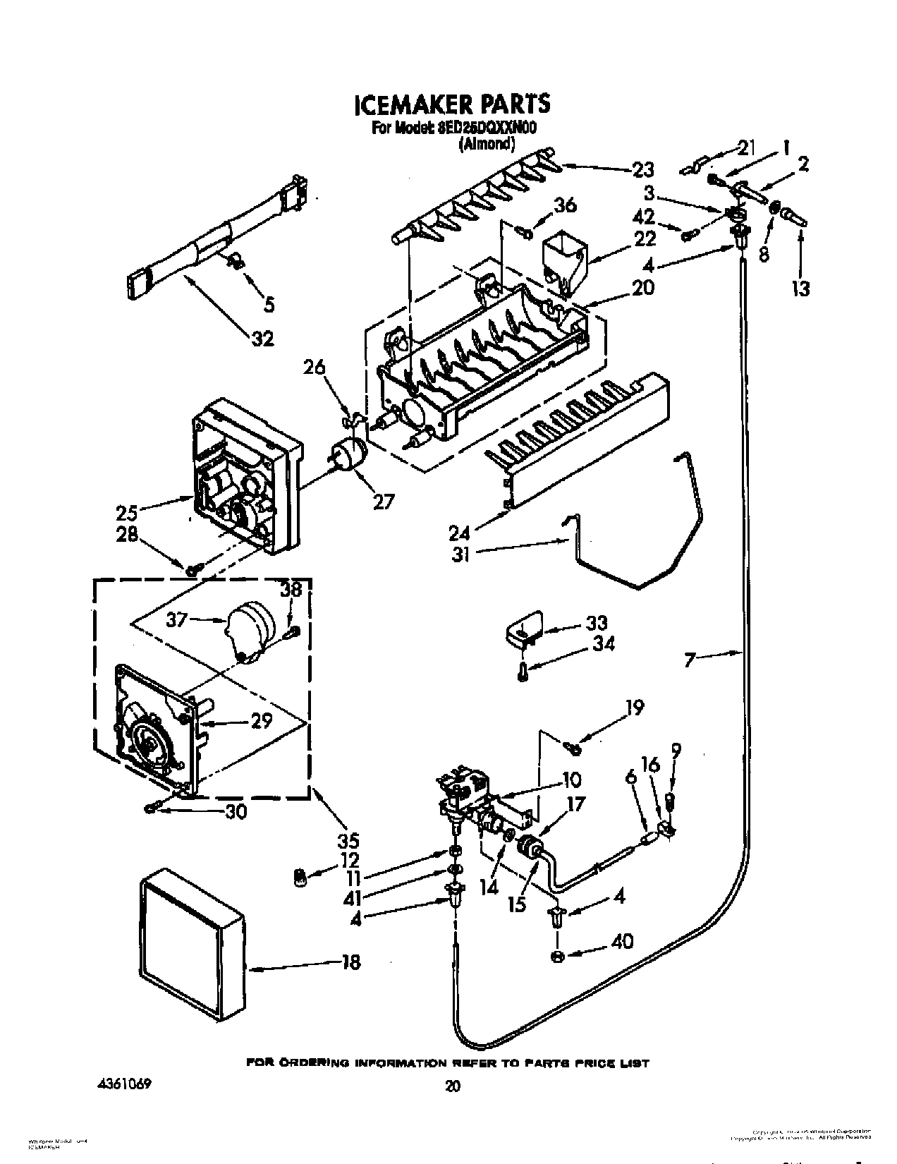 13 - ICEMAKER, LIT/OPTIONAL