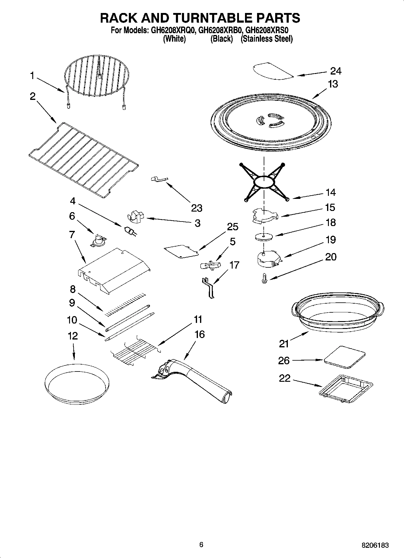 05 - RACK AND TURNTABLE PARTS