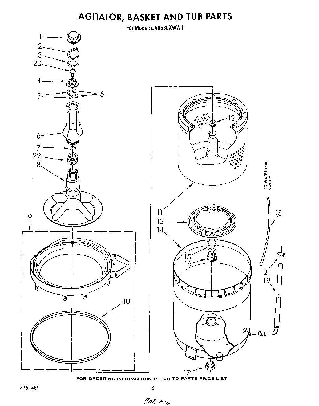 04 - AGITATOR, BASKET AND TUB