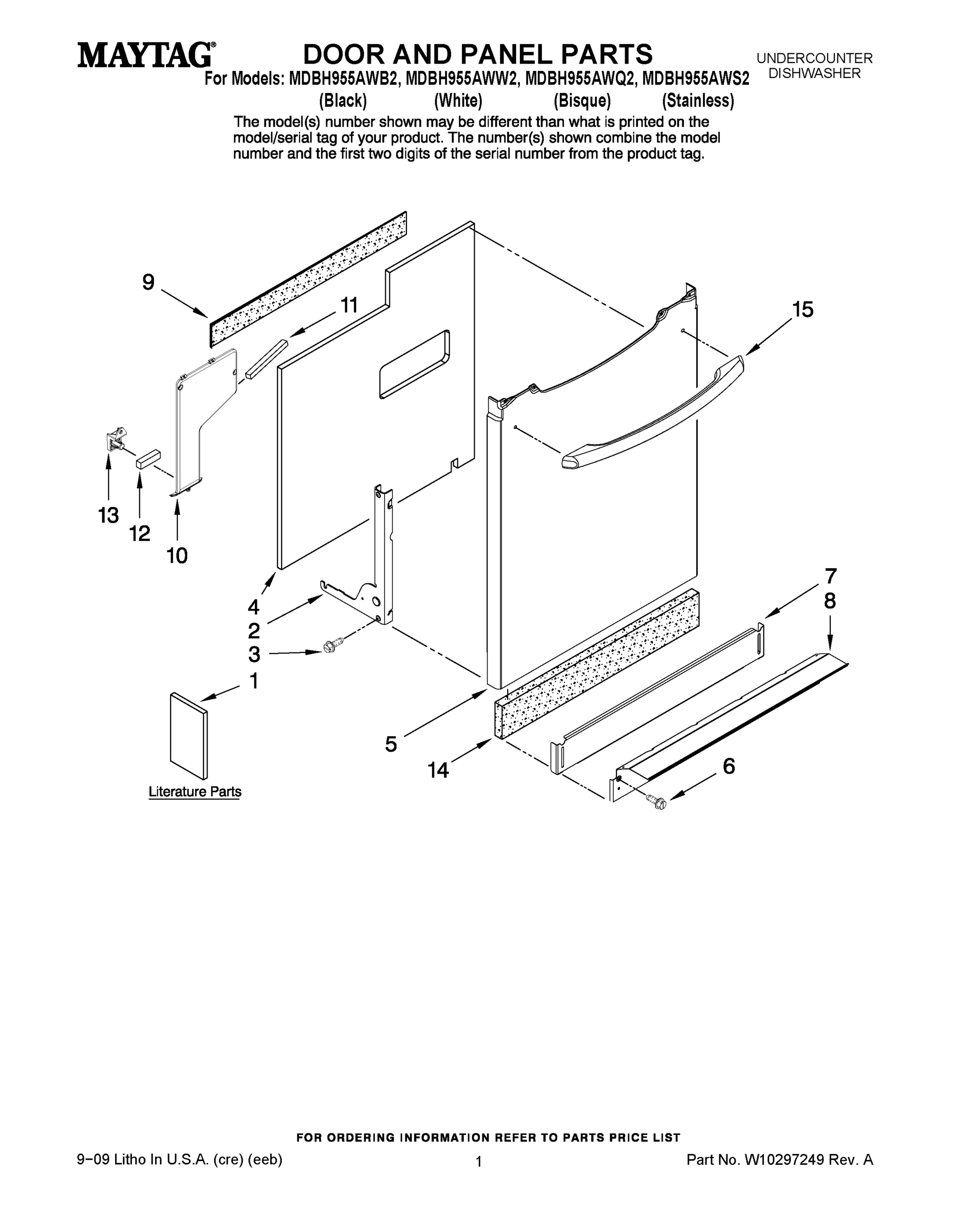 01 - DOOR AND PANEL PARTS