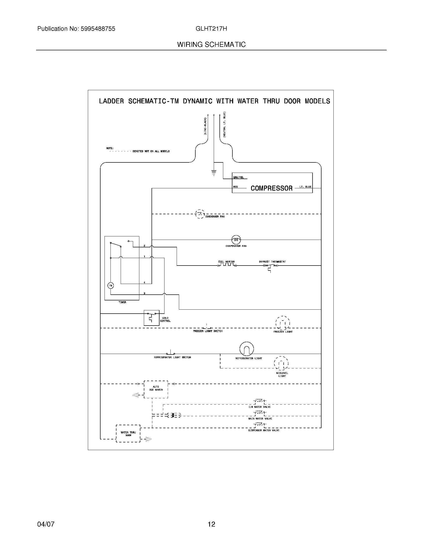 12 - WIRING SCHEMATIC