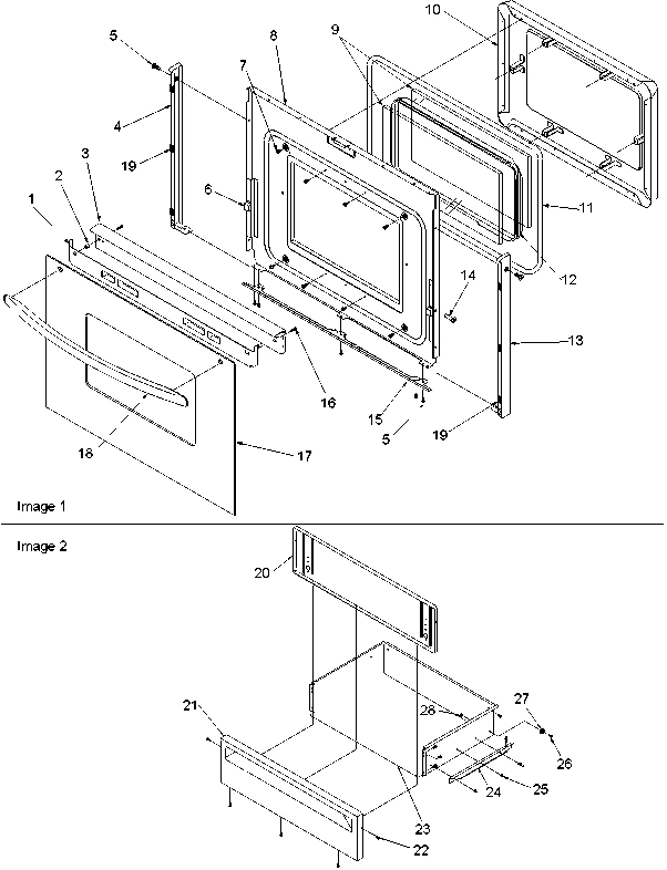 04 - Oven Door and Storage Door