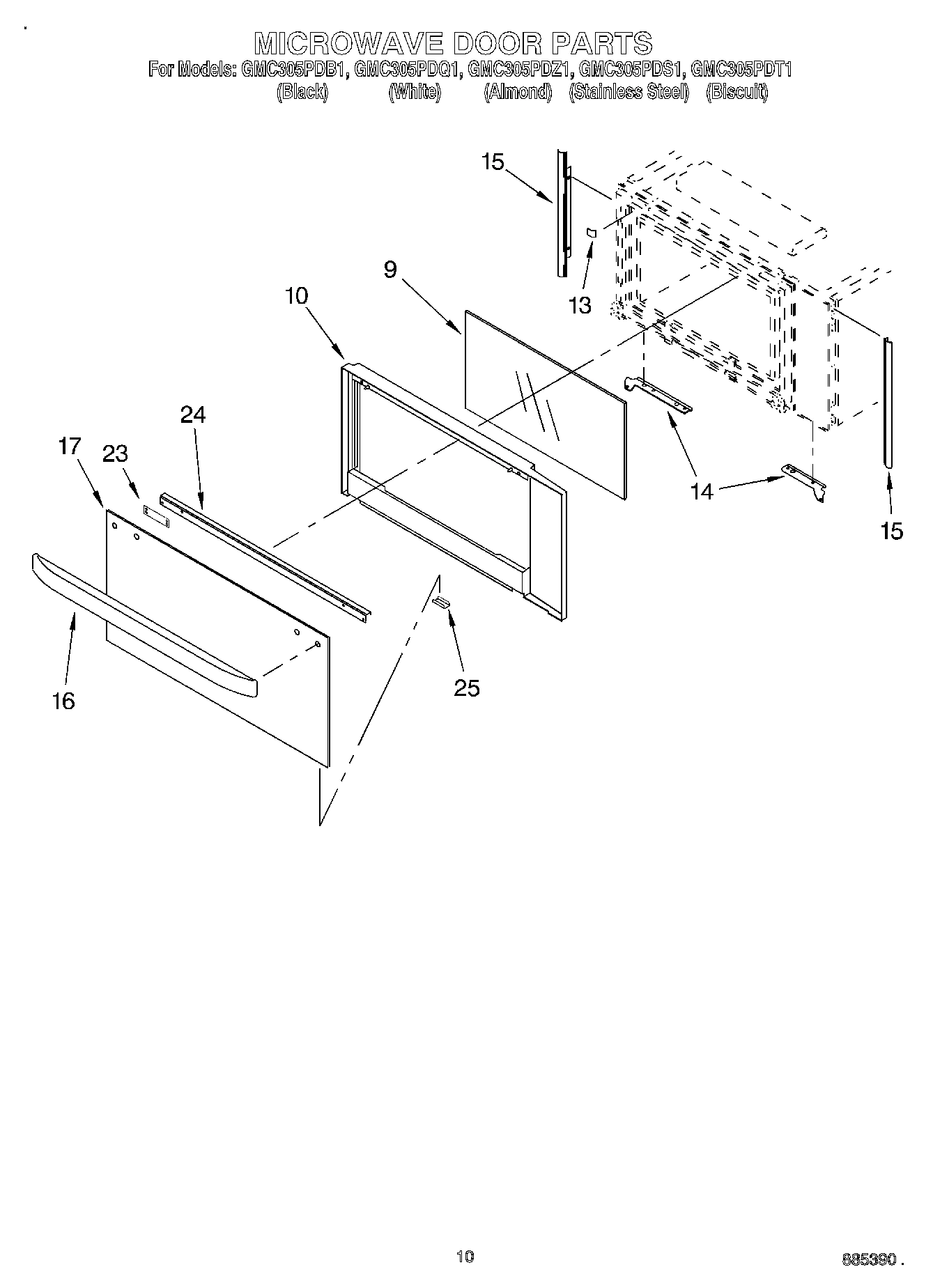 08 - MICROWAVE DOOR