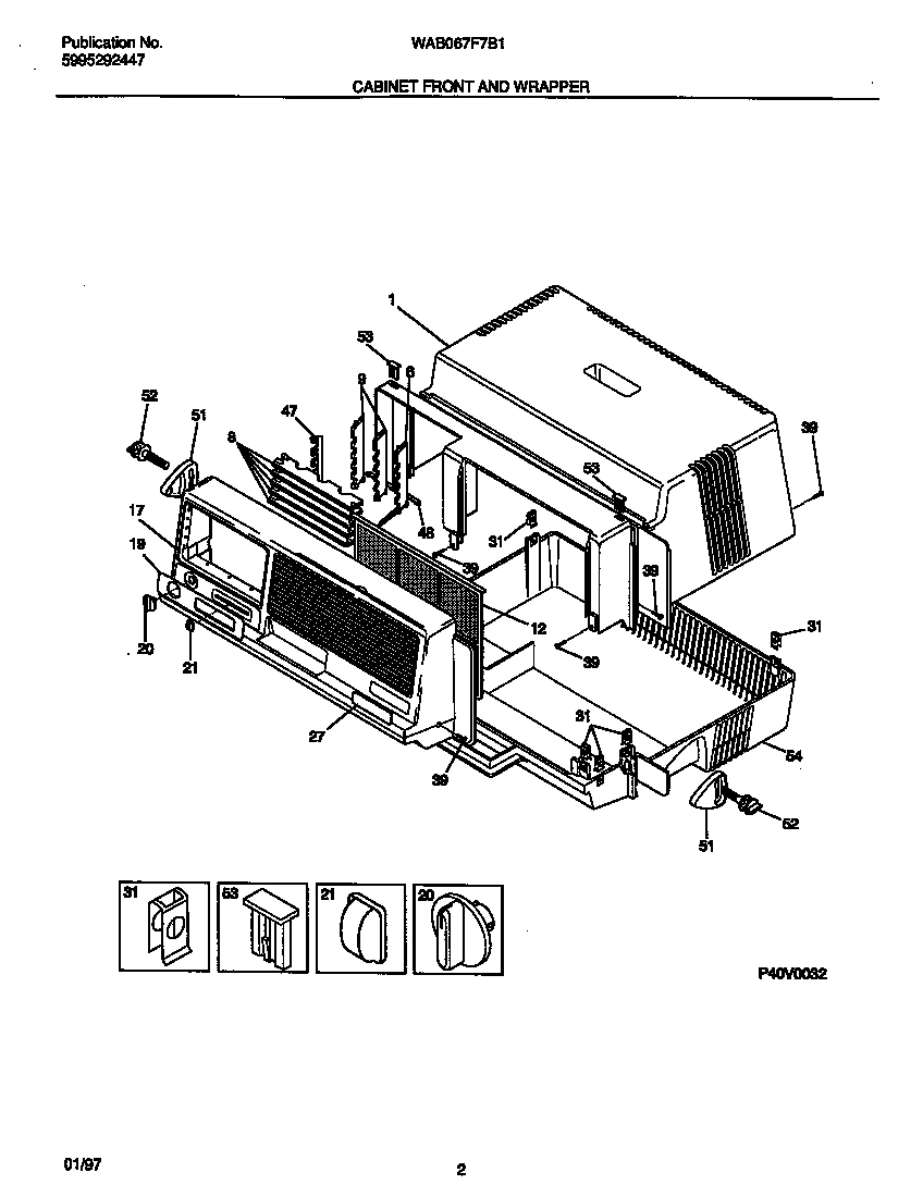 02 - CABINET FRONT AND WRAPPER