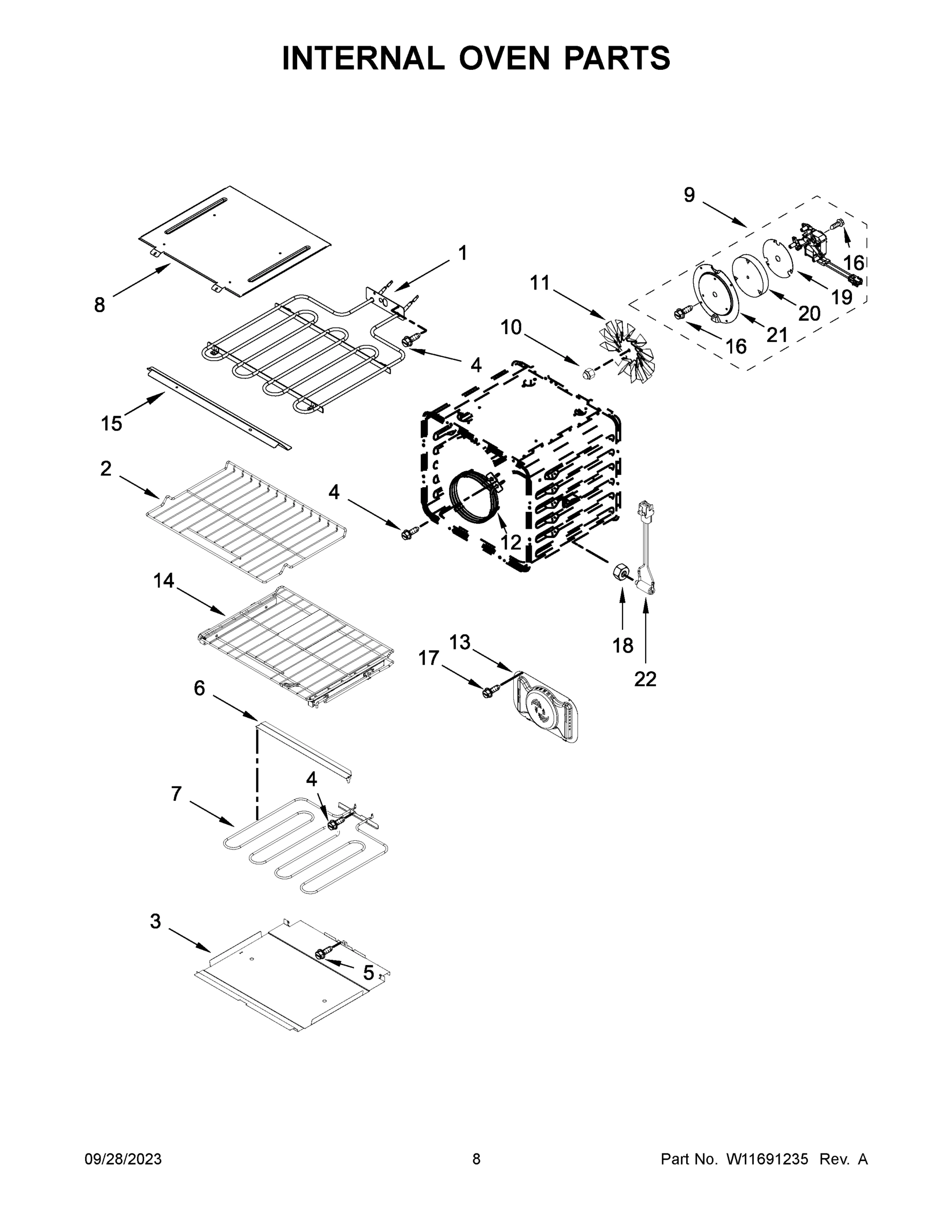 05 - INTERNAL OVEN PARTS