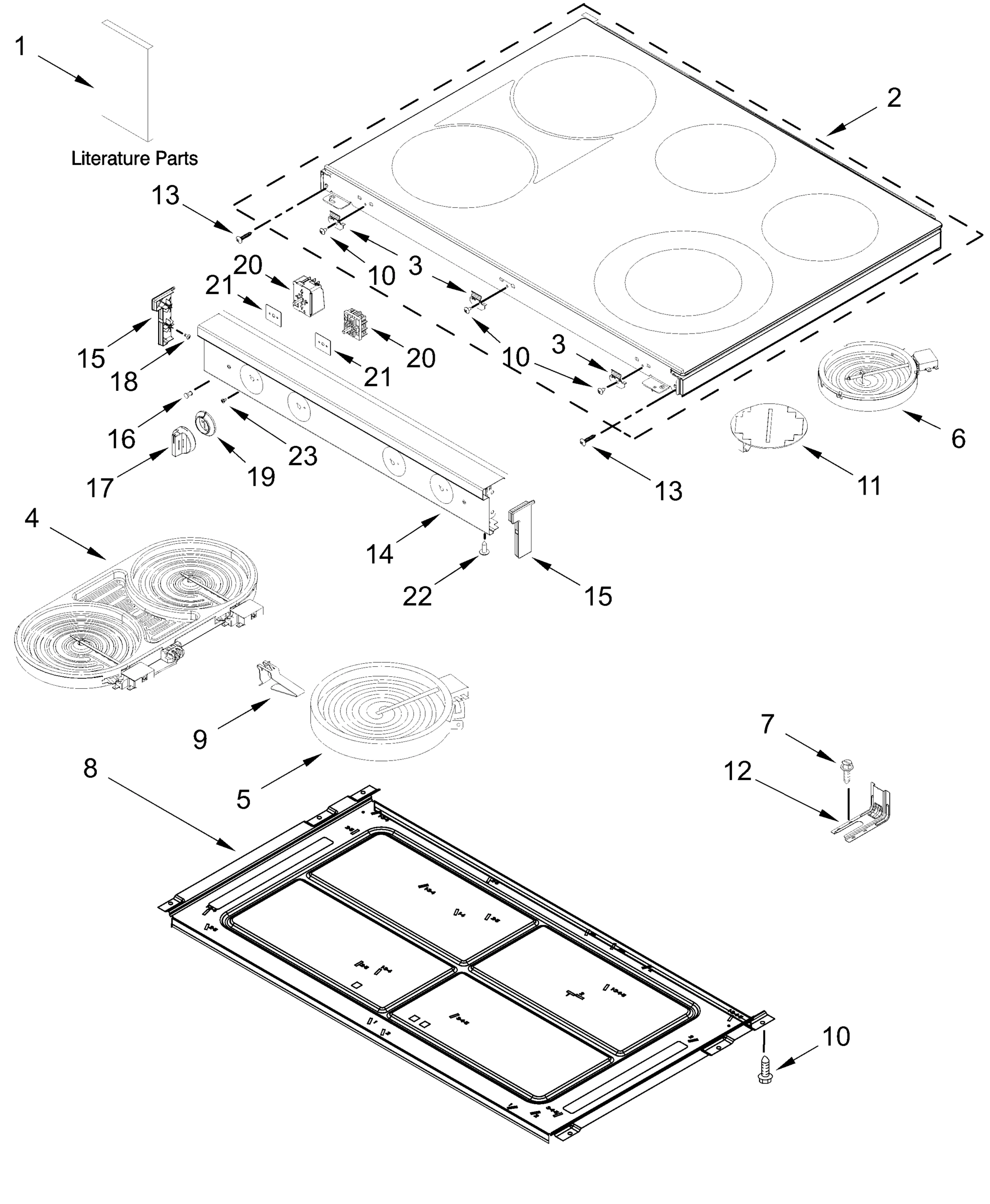 COOKTOP PARTS