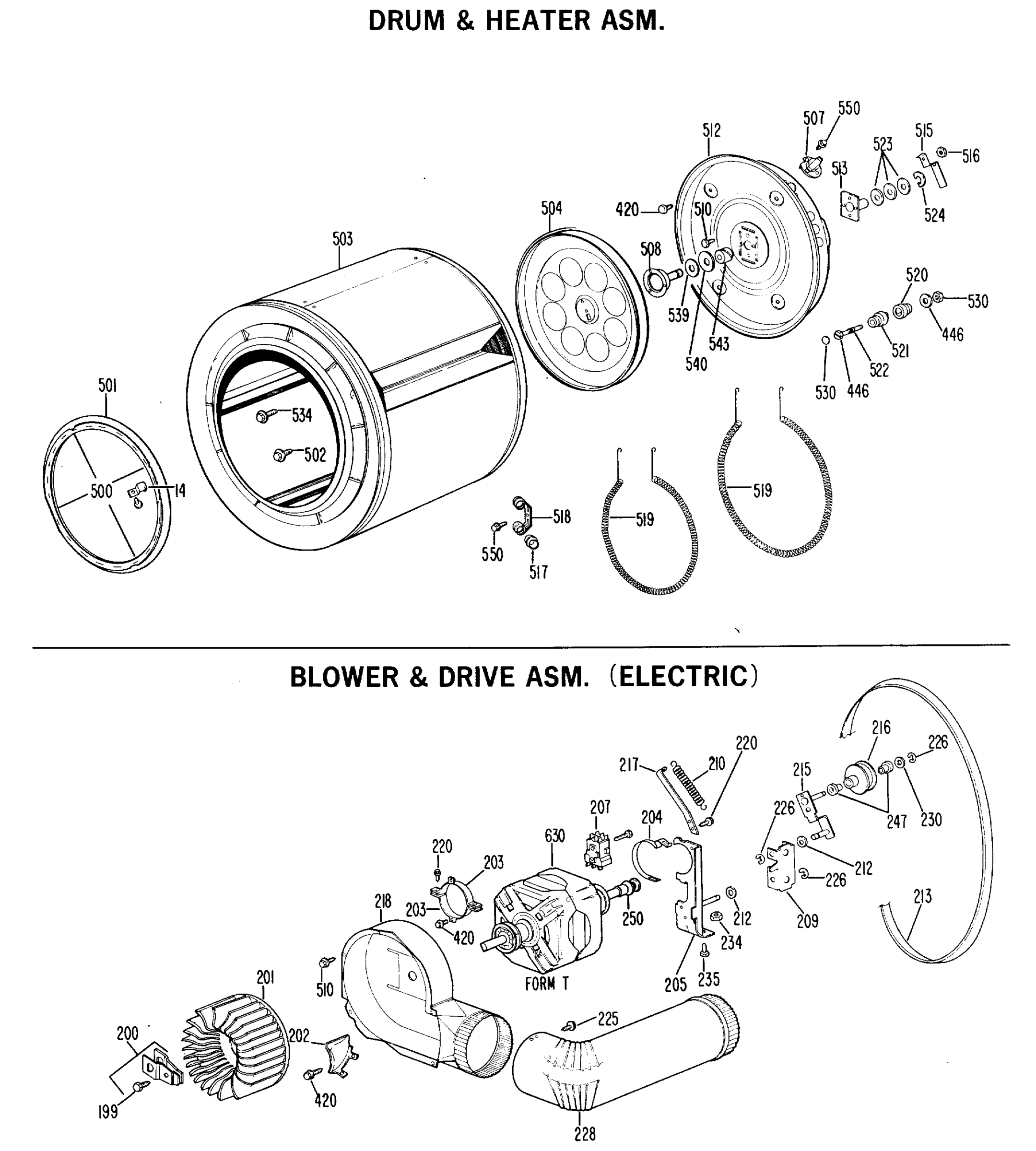 DRUM & HEATER ASM.