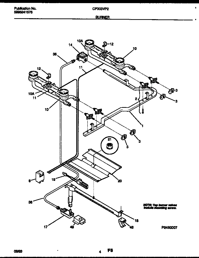 03 - BURNER, MANIFOLD AND GAS CONTROL
