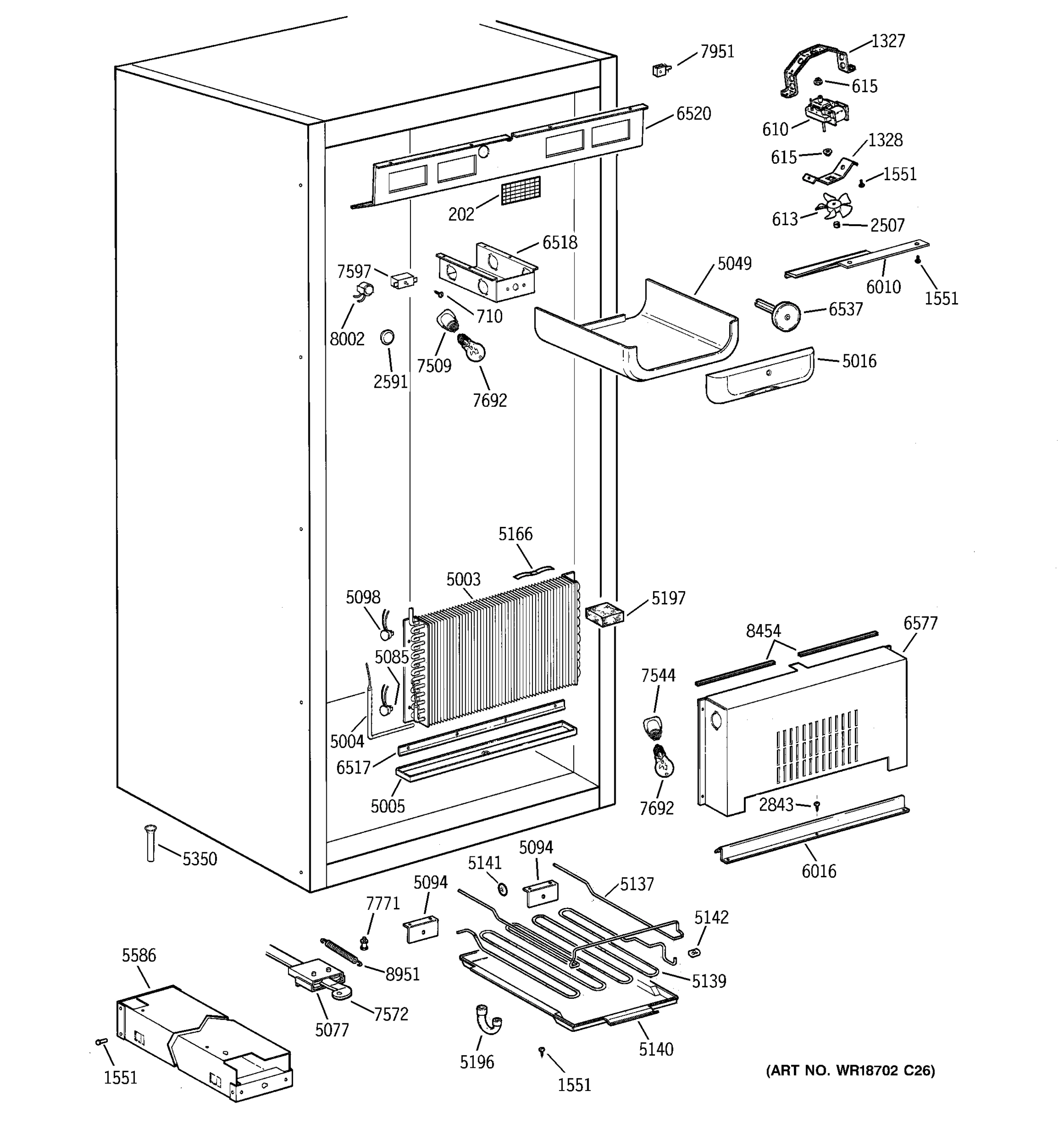CABINET PARTS (2)