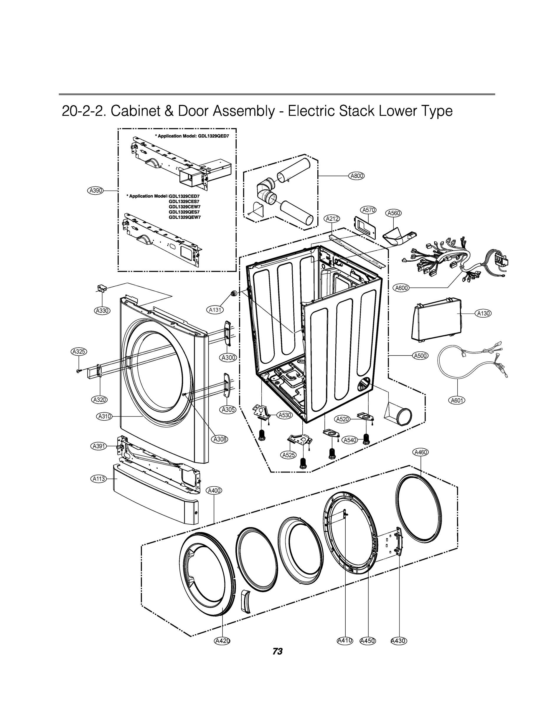 CABINET & DOOR ASSEMBLY