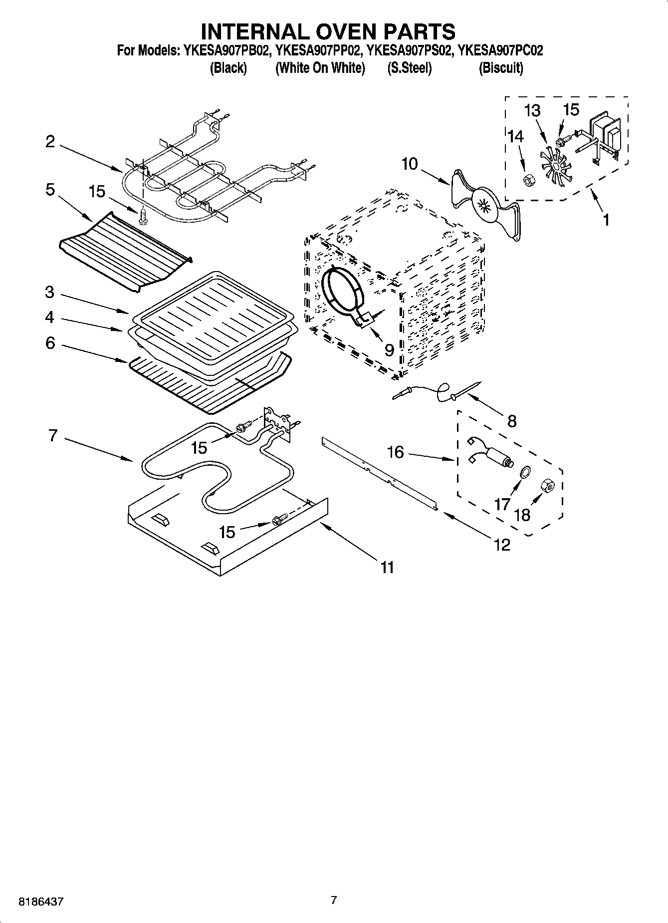 05 - INTERNAL OVEN PARTS