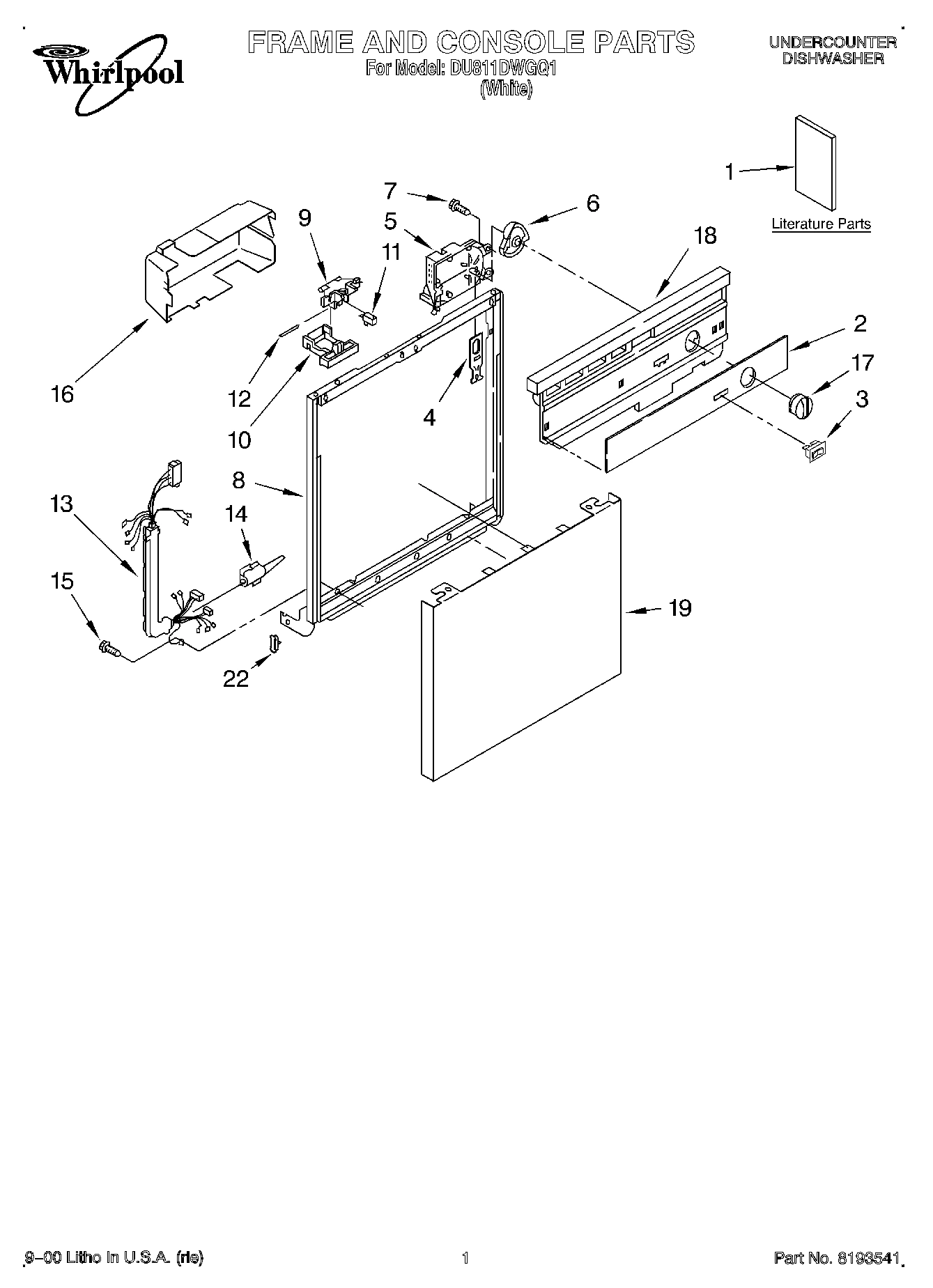 01 - FRAME & CONSOLE, LITERATURE