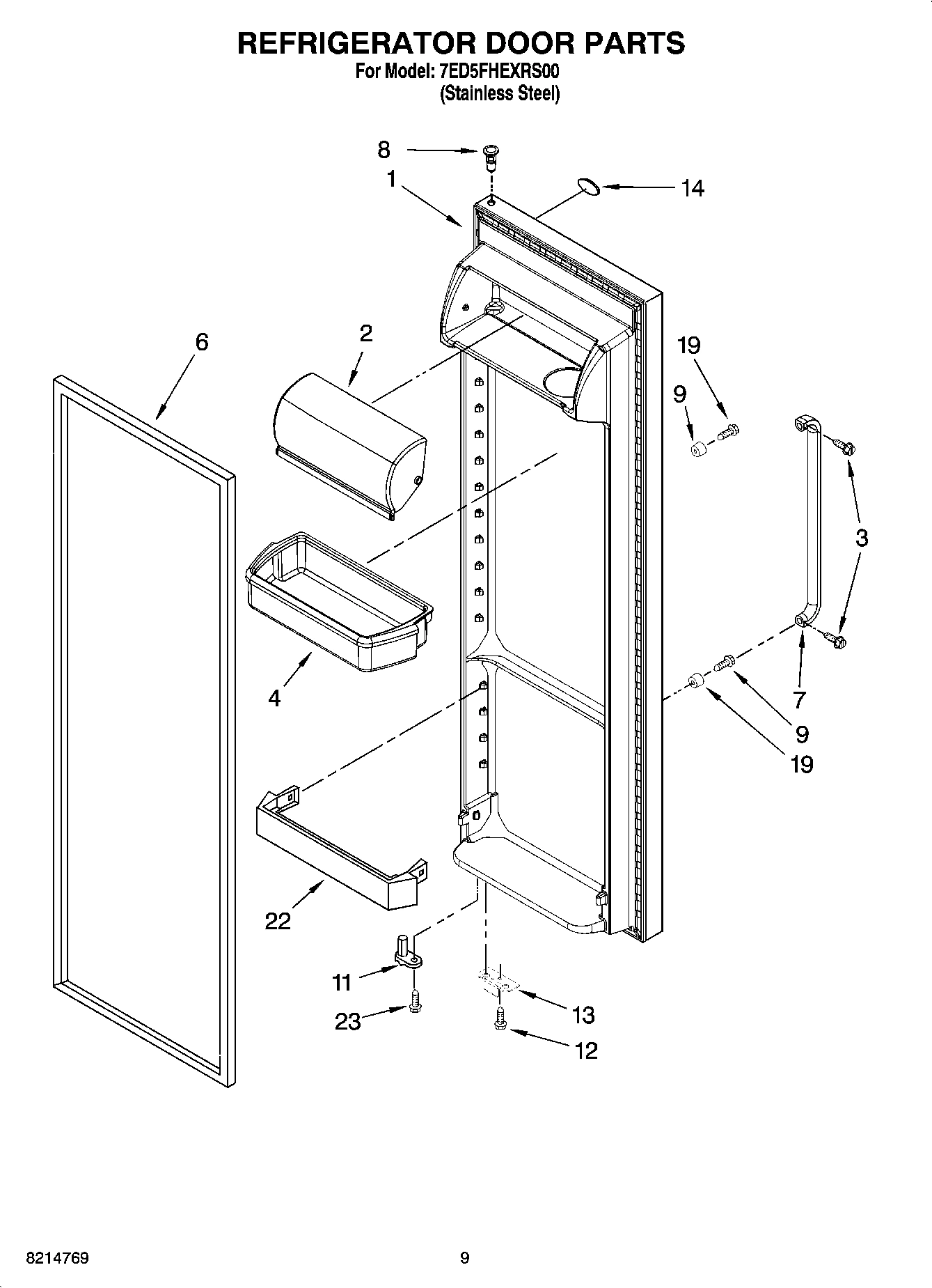 06 - REFRIGERATOR DOOR PARTS