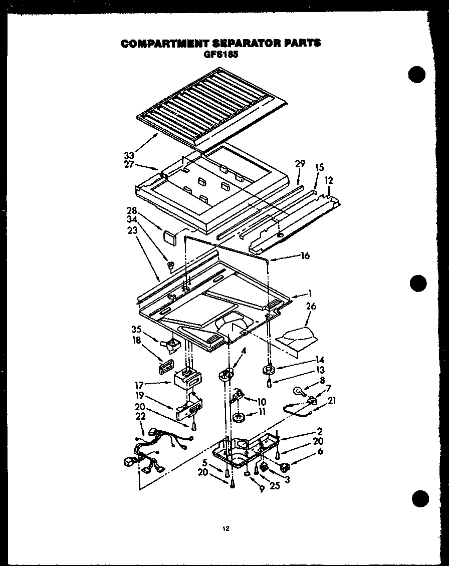03 - COMPARTMENT SEPARATOR PARTS