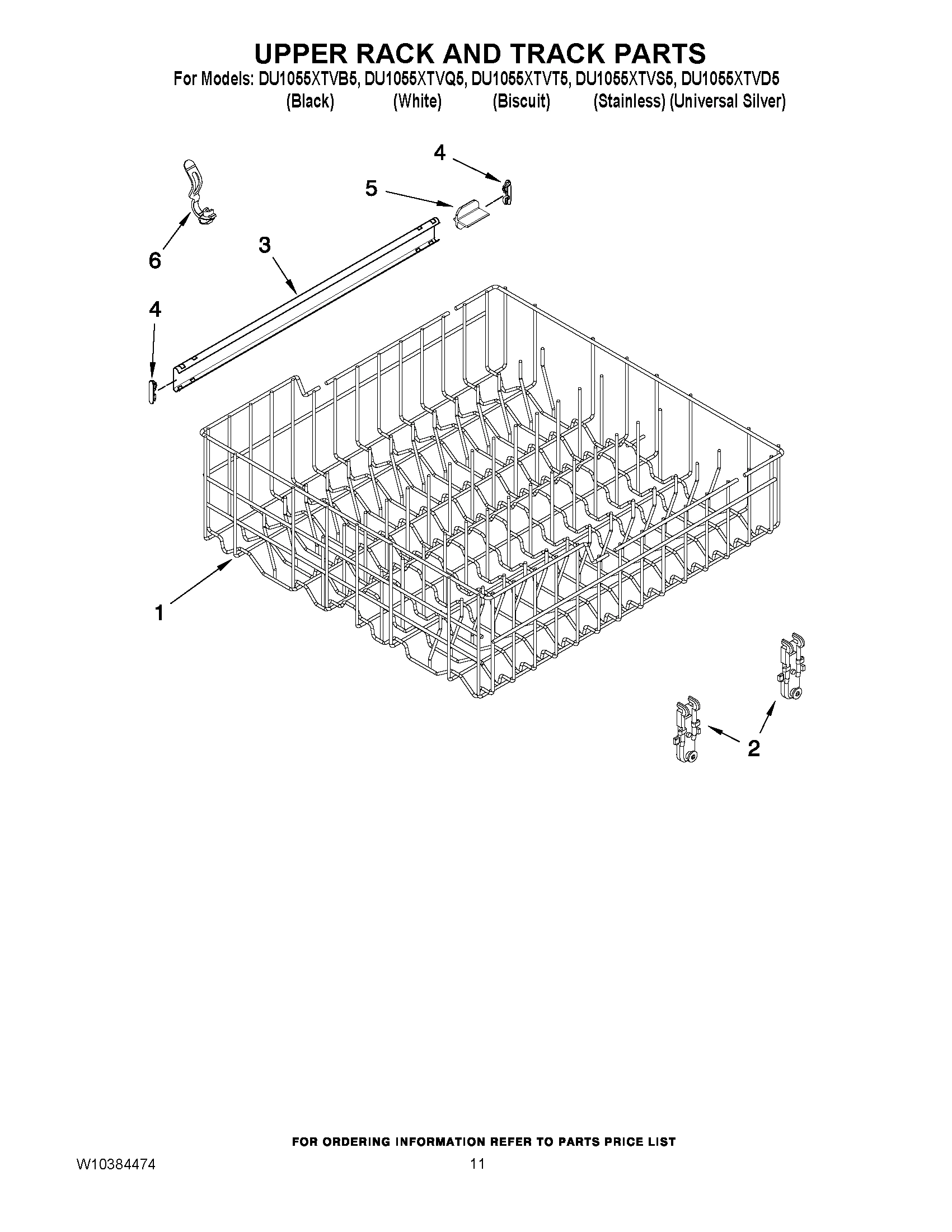 09 - UPPER RACK AND TRACK PARTS