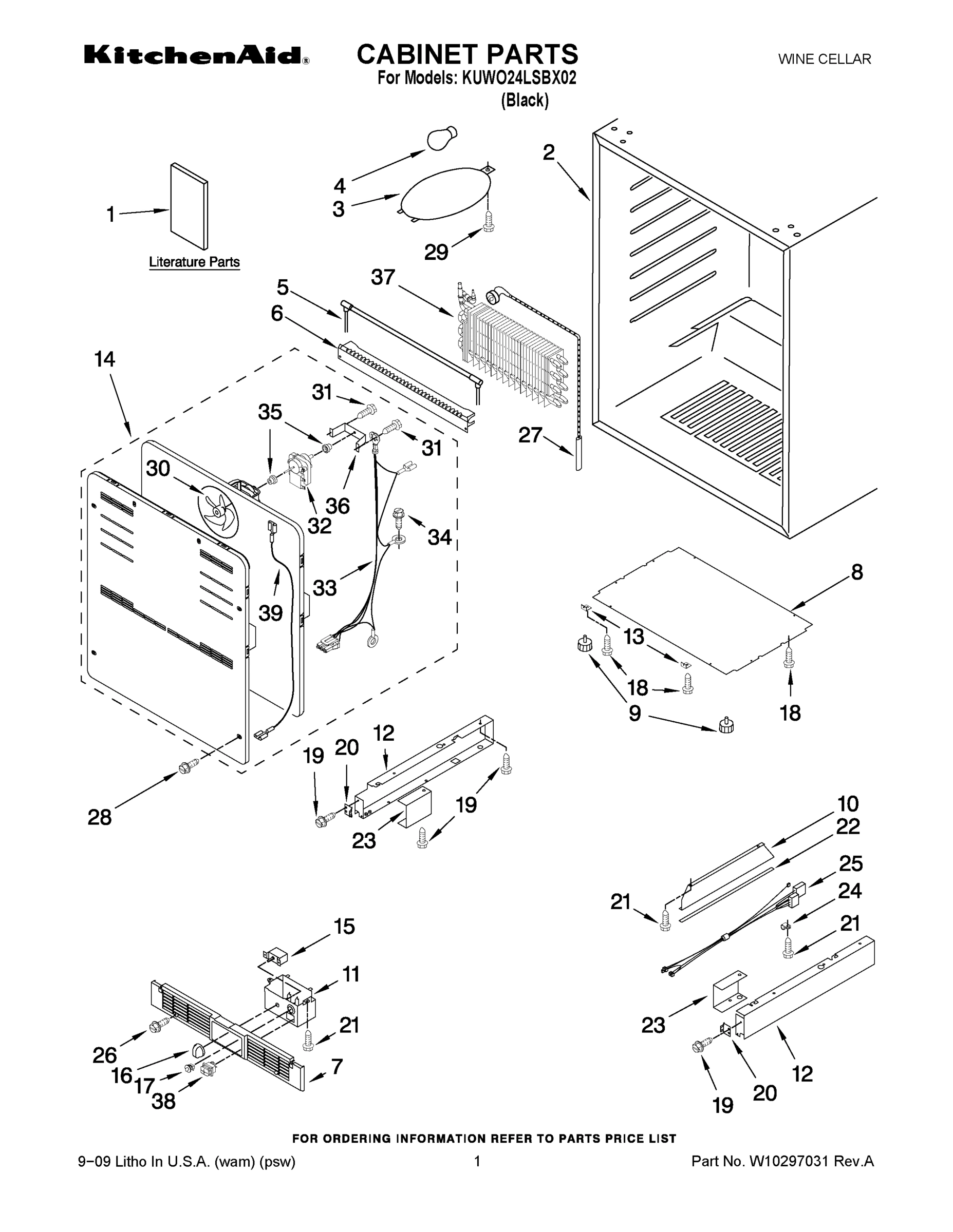 01 - CABINET PARTS