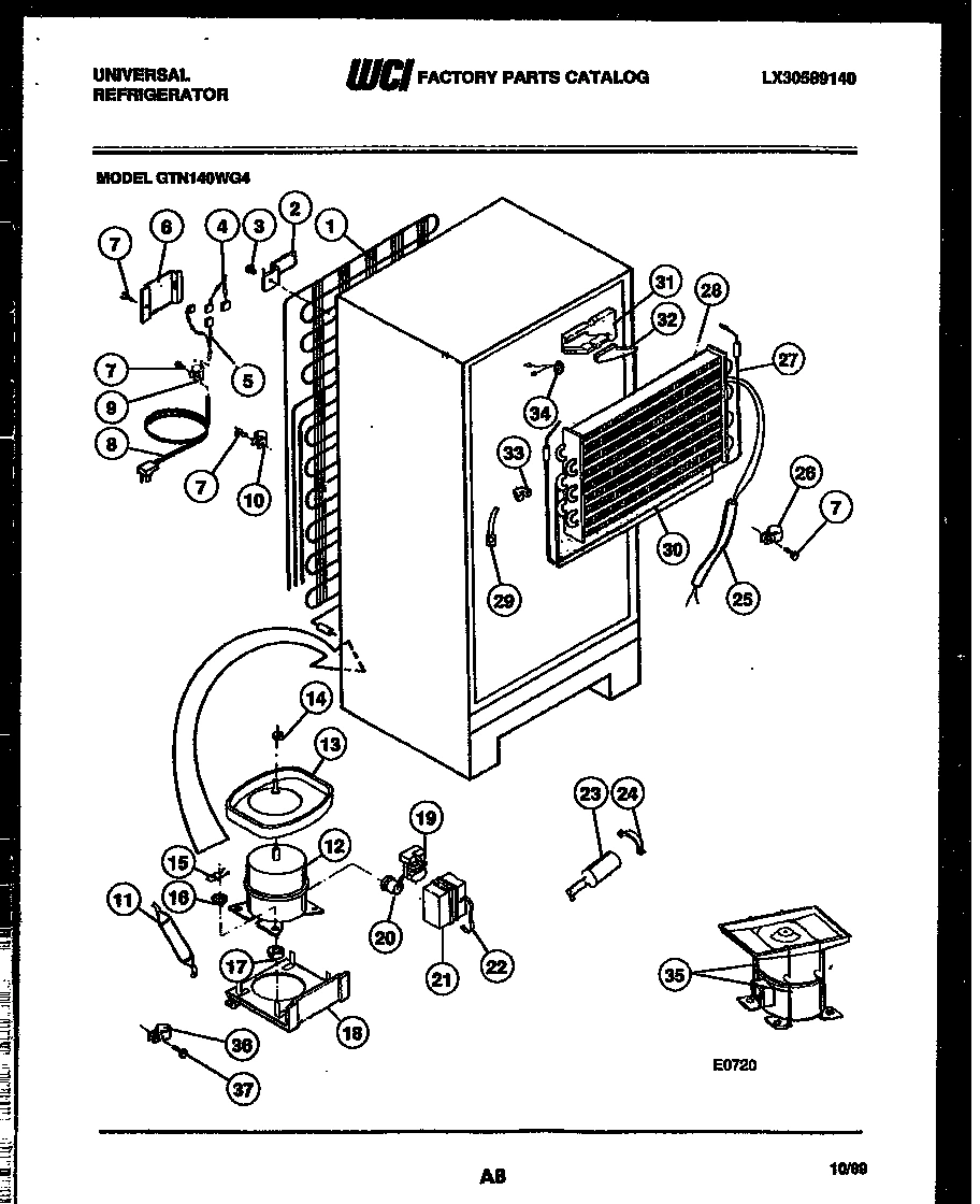 05 - SYSTEM AND AUTOMATIC DEFROST PARTS