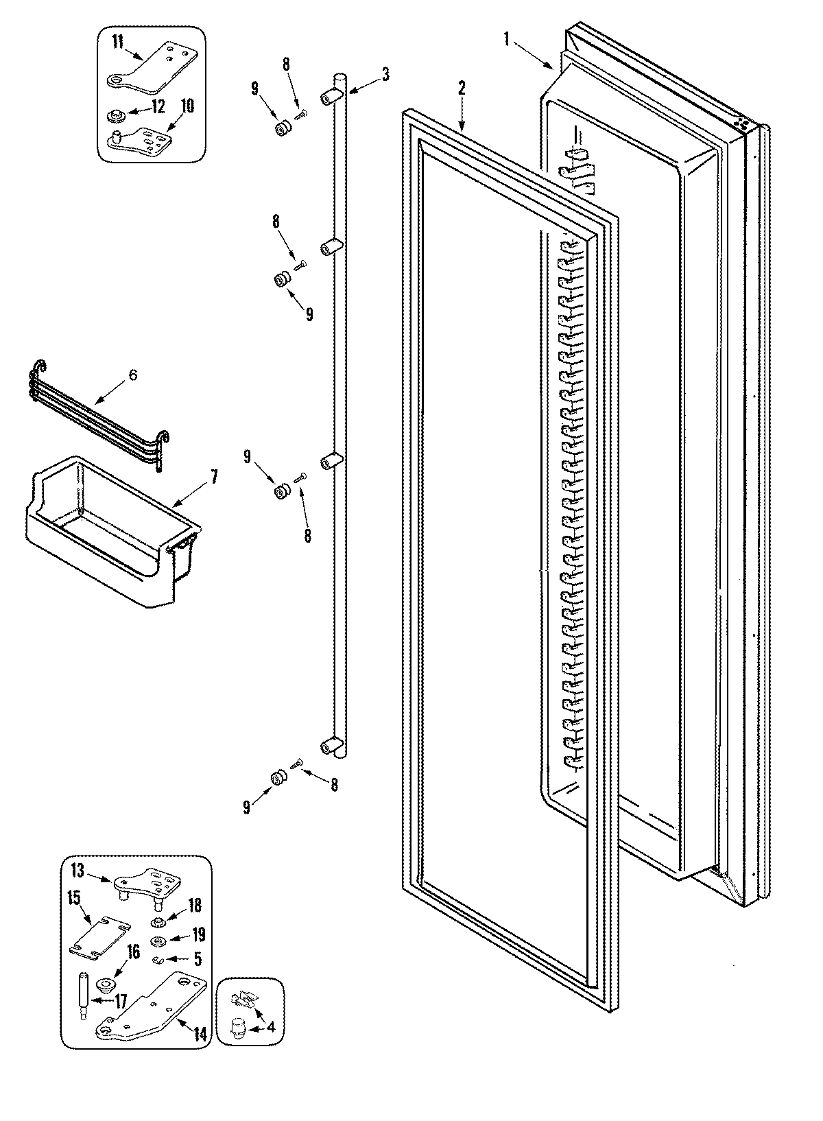 05 - FREEZER DOOR (RJRS4270D)