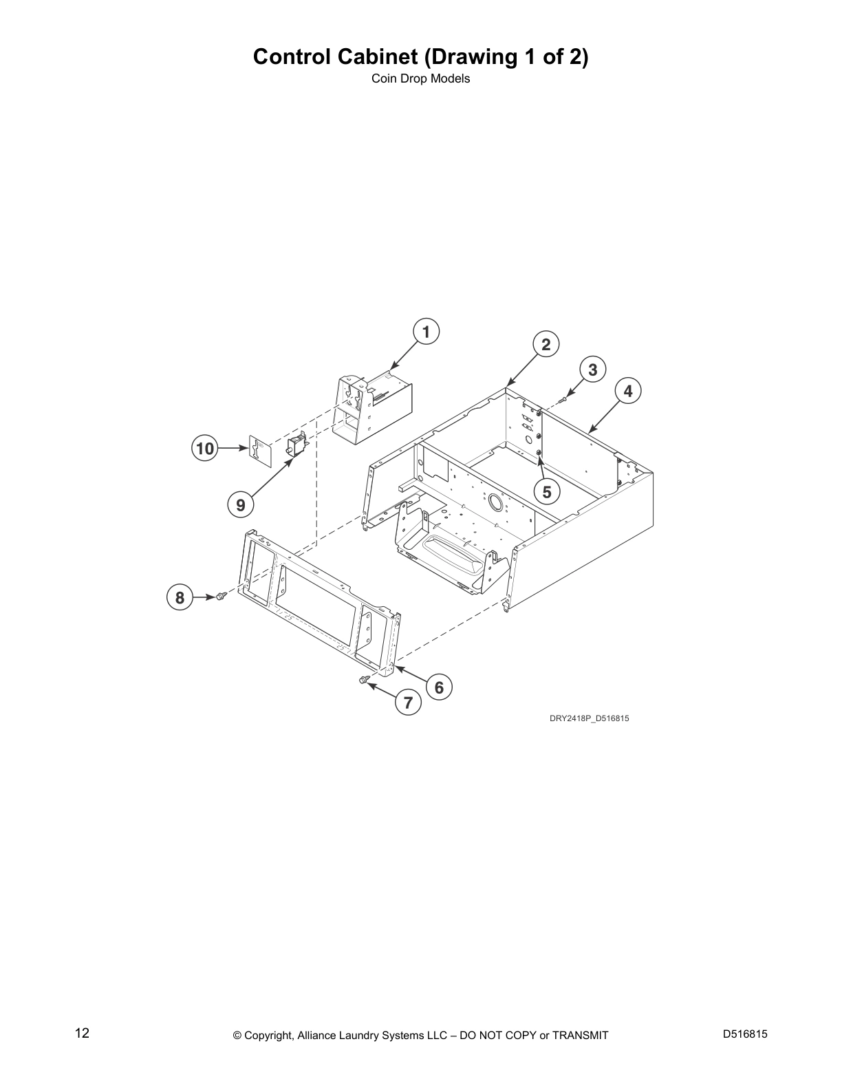 Control Cabinet (Drawing 1 of 2)