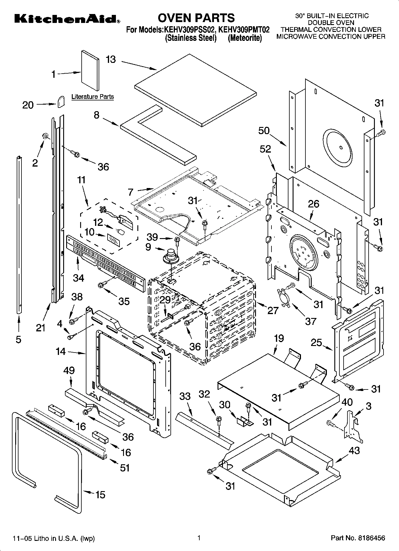 01 - OVEN PARTS