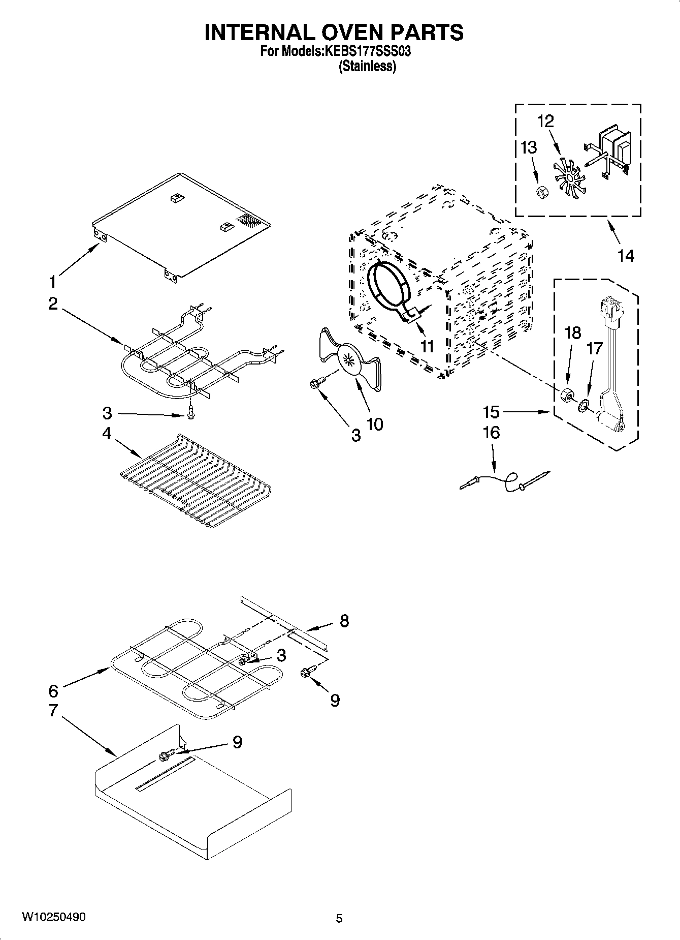 04 - INTERNAL OVEN PARTS