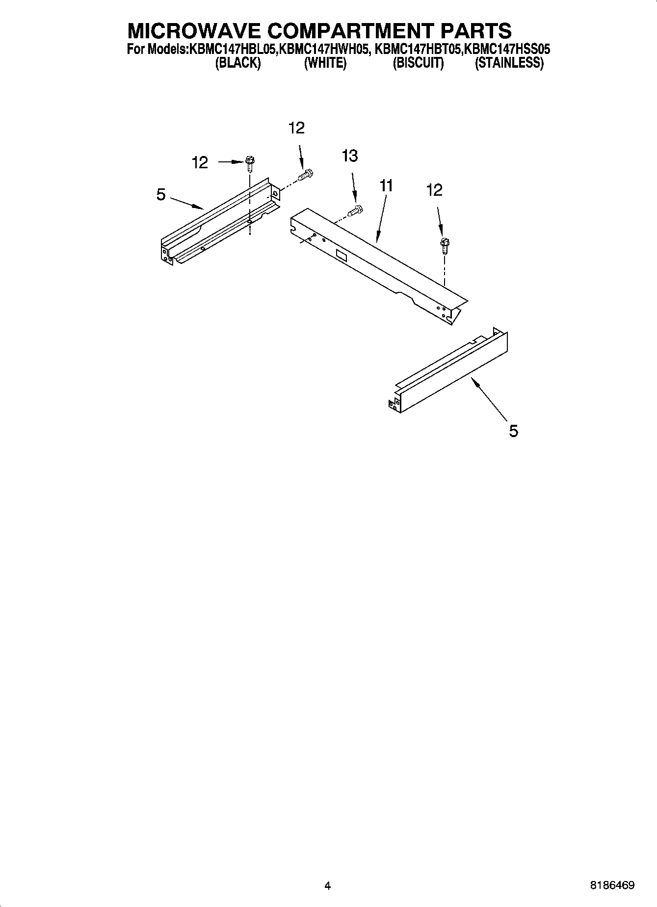 03 - MICROWAVE COMPARTMENT PARTS