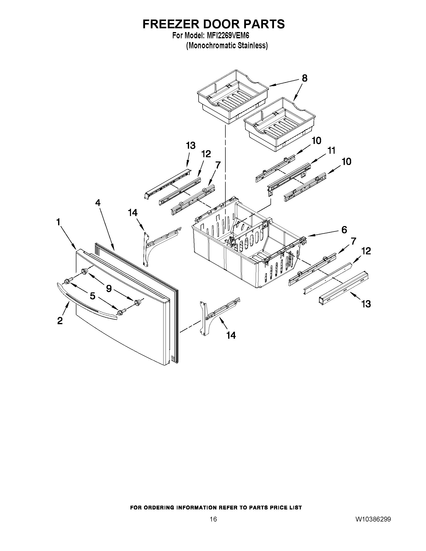 09 - FREEZER DOOR PARTS