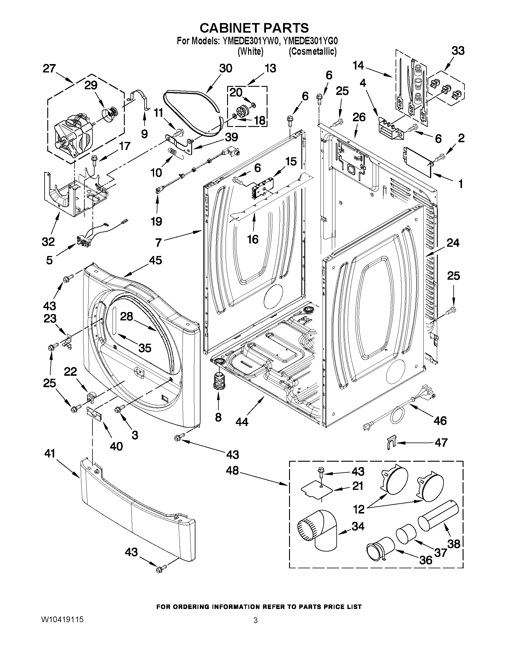 02 - CABINET PARTS