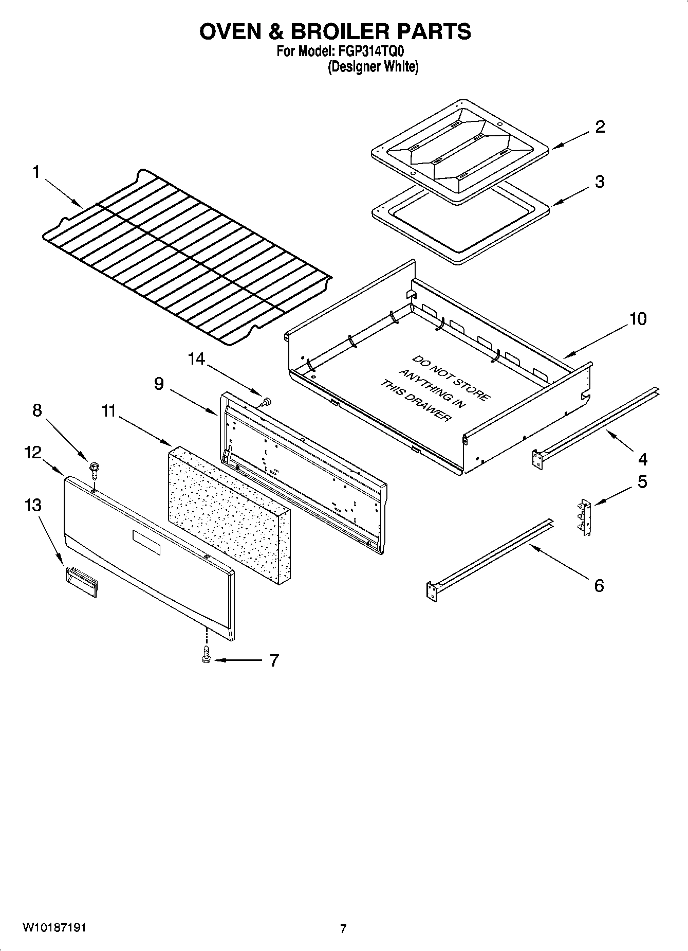 05 - OVEN & BROILER PARTS
