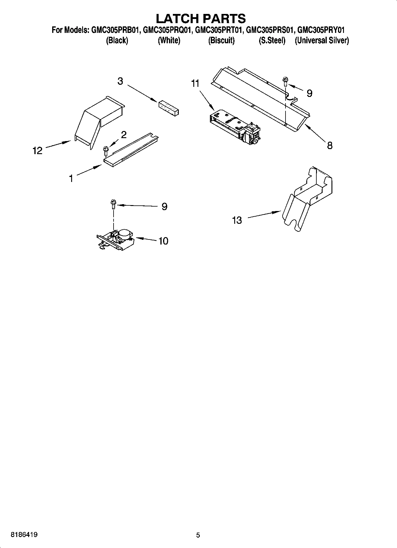 04 - LATCH PARTS