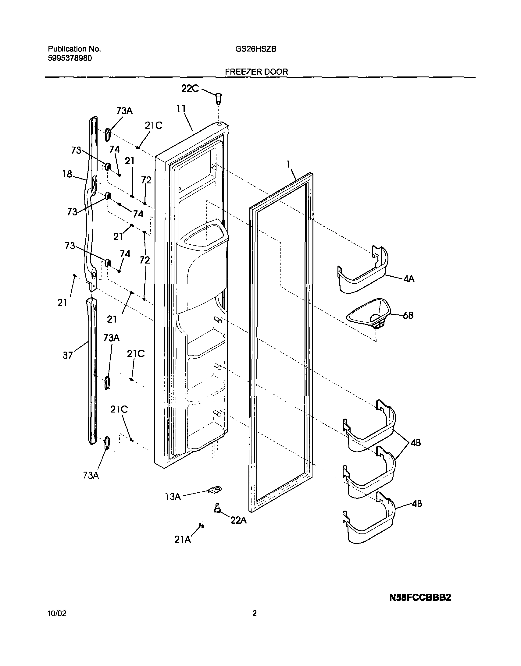 03 - FREEZER DOOR