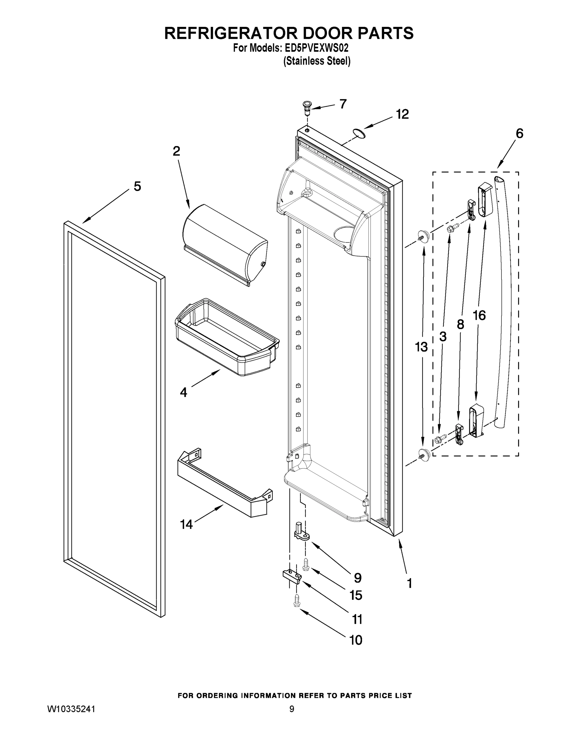 06 - REFRIGERATOR DOOR PARTS