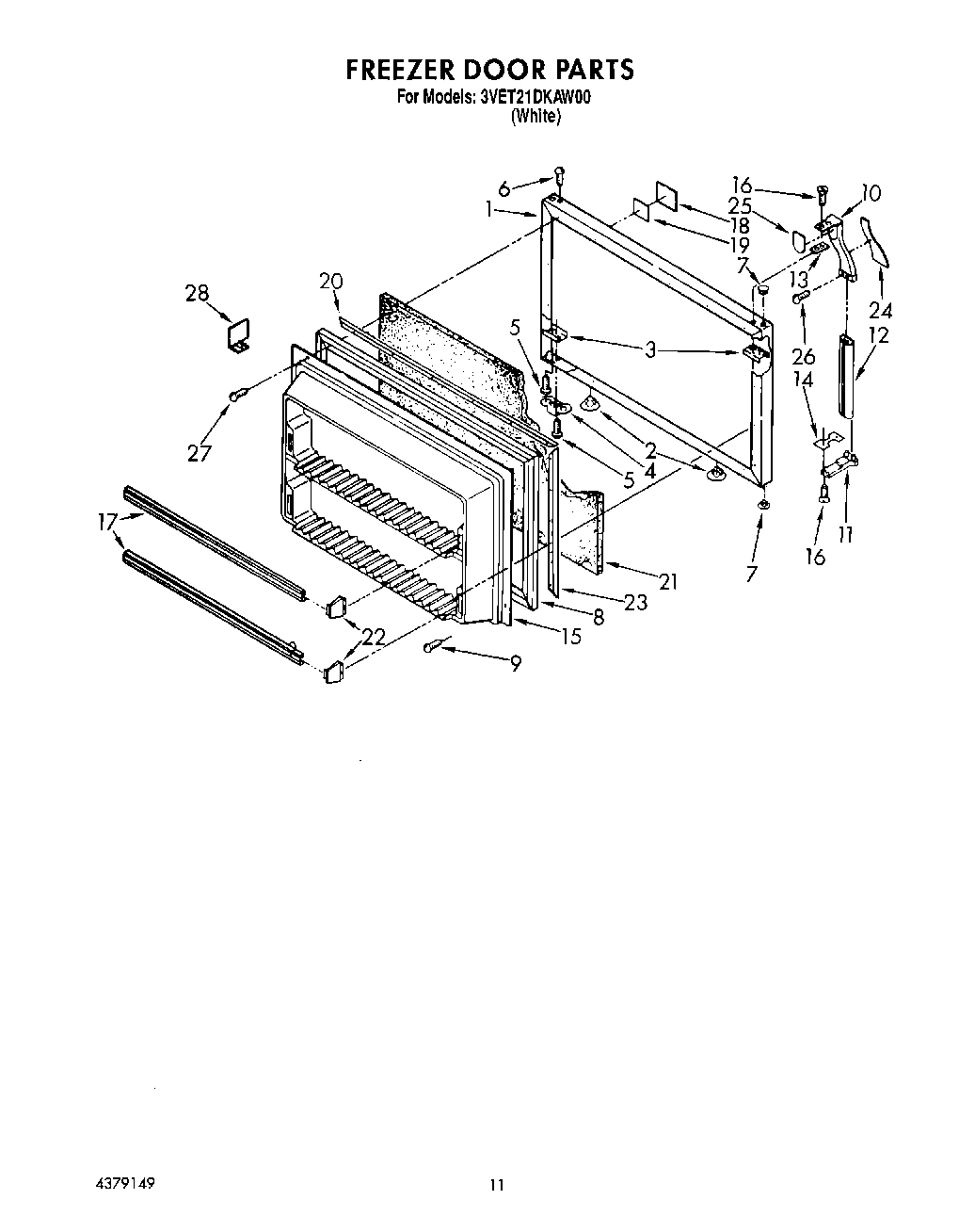 07 - FREEZER DOOR, LIT/OPTIONAL