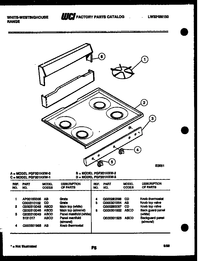 02 - COOKTOP PARTS