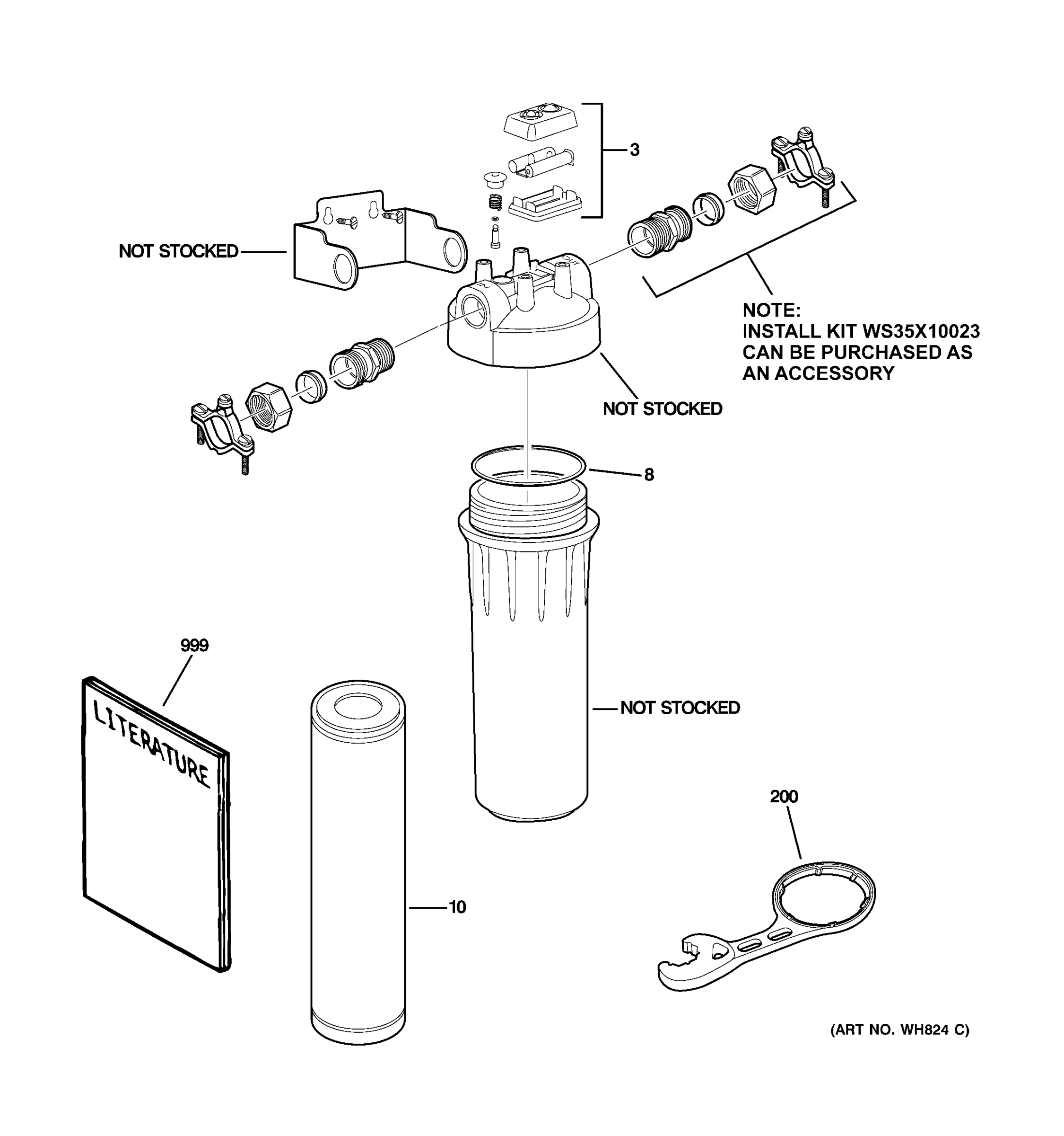 WATER FILTRATION PARTS