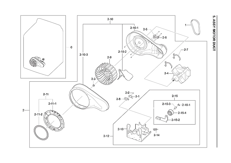 Motor Duct Assembly