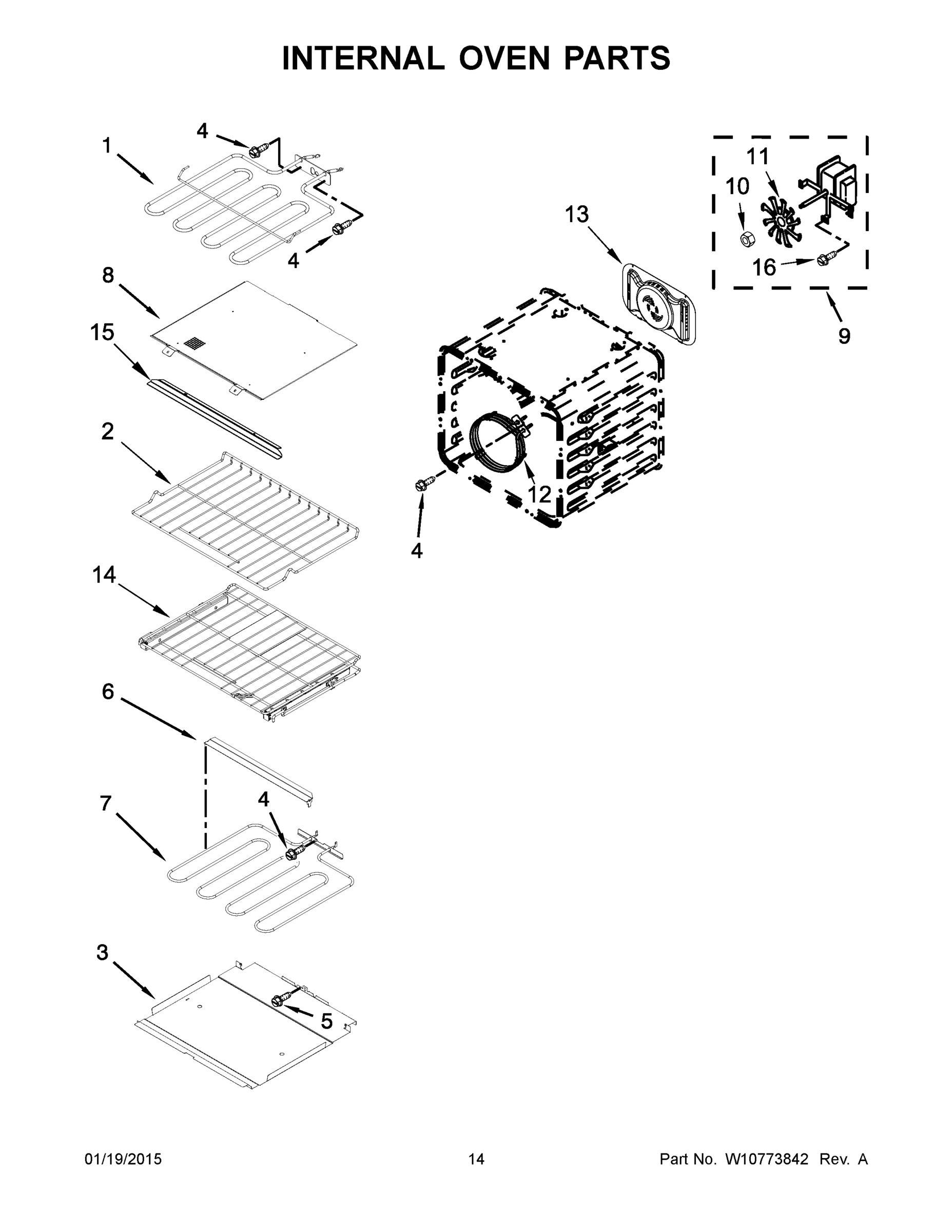 08 - INTERNAL OVEN PARTS