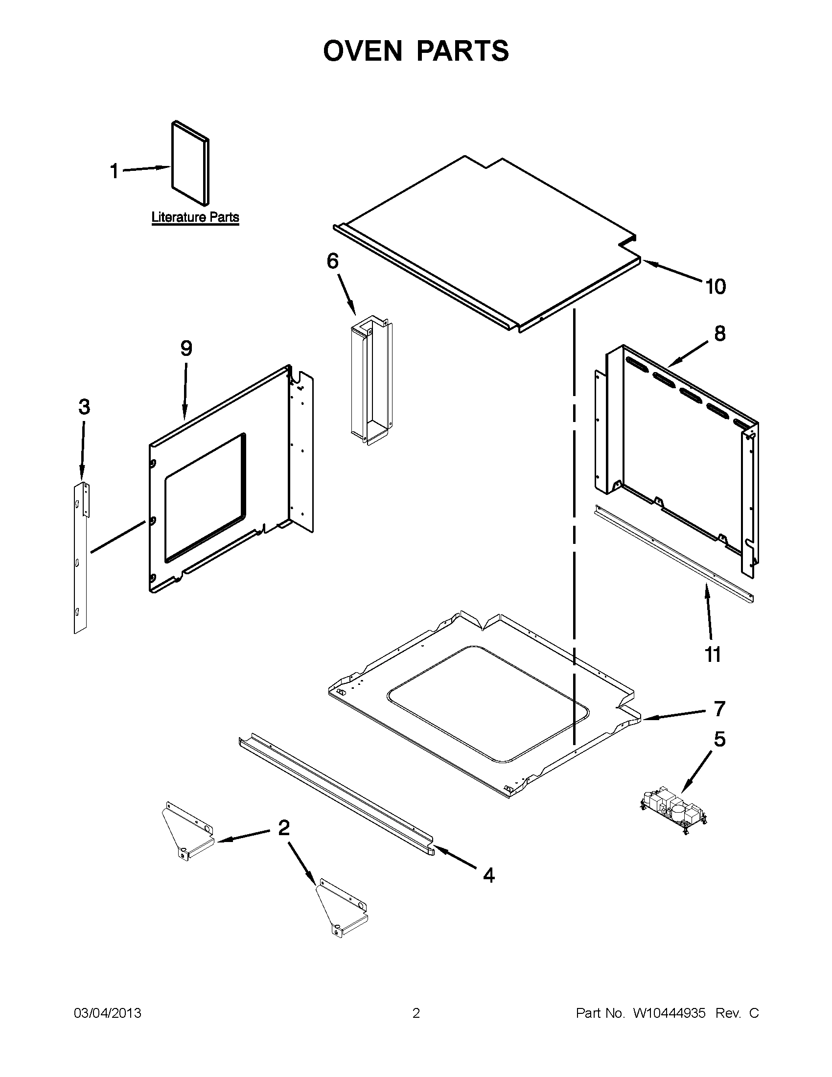 01 - OVEN PARTS